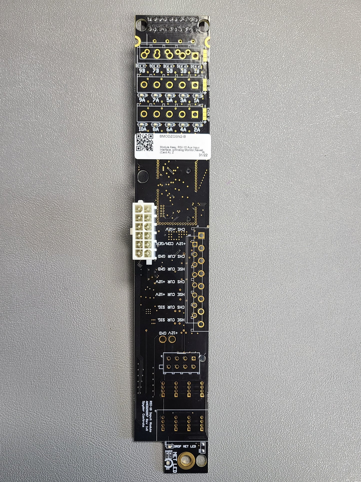 BMODZQBN2-B Module Assy, RSI-10 Aux Input Inferface, w/ Analog Monitor, Newell (Card B), Z