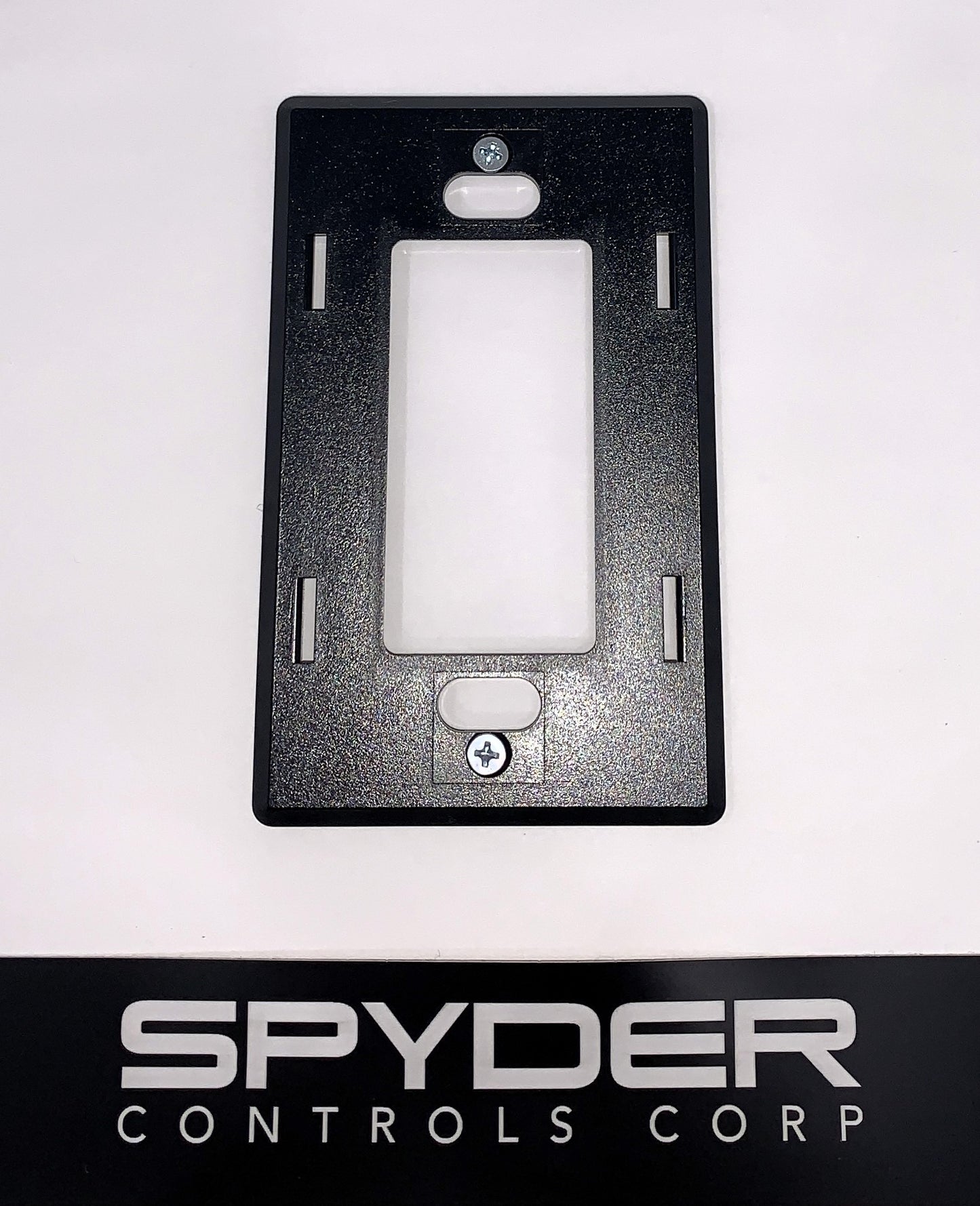 15477 ASSP126G2 Sw Panel Part, Cover Plate, Lutron Claro, Gloss Black, 1-Gang, Mech