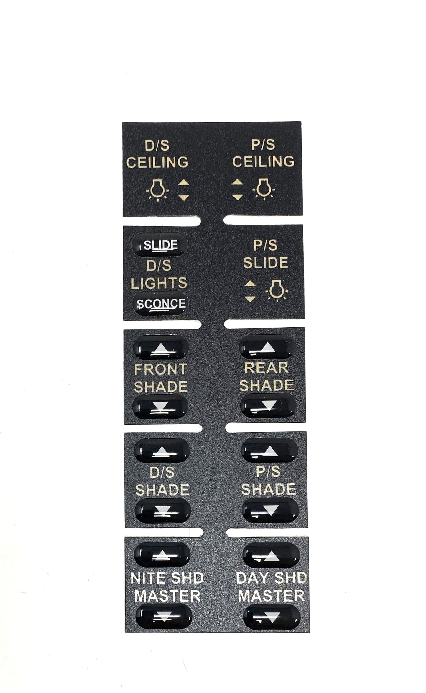 5040563 ASSP3BDBL - Sw Panel Part, 2015 BUS, LIV ROOM W/OUT P/S SCONCE, Label