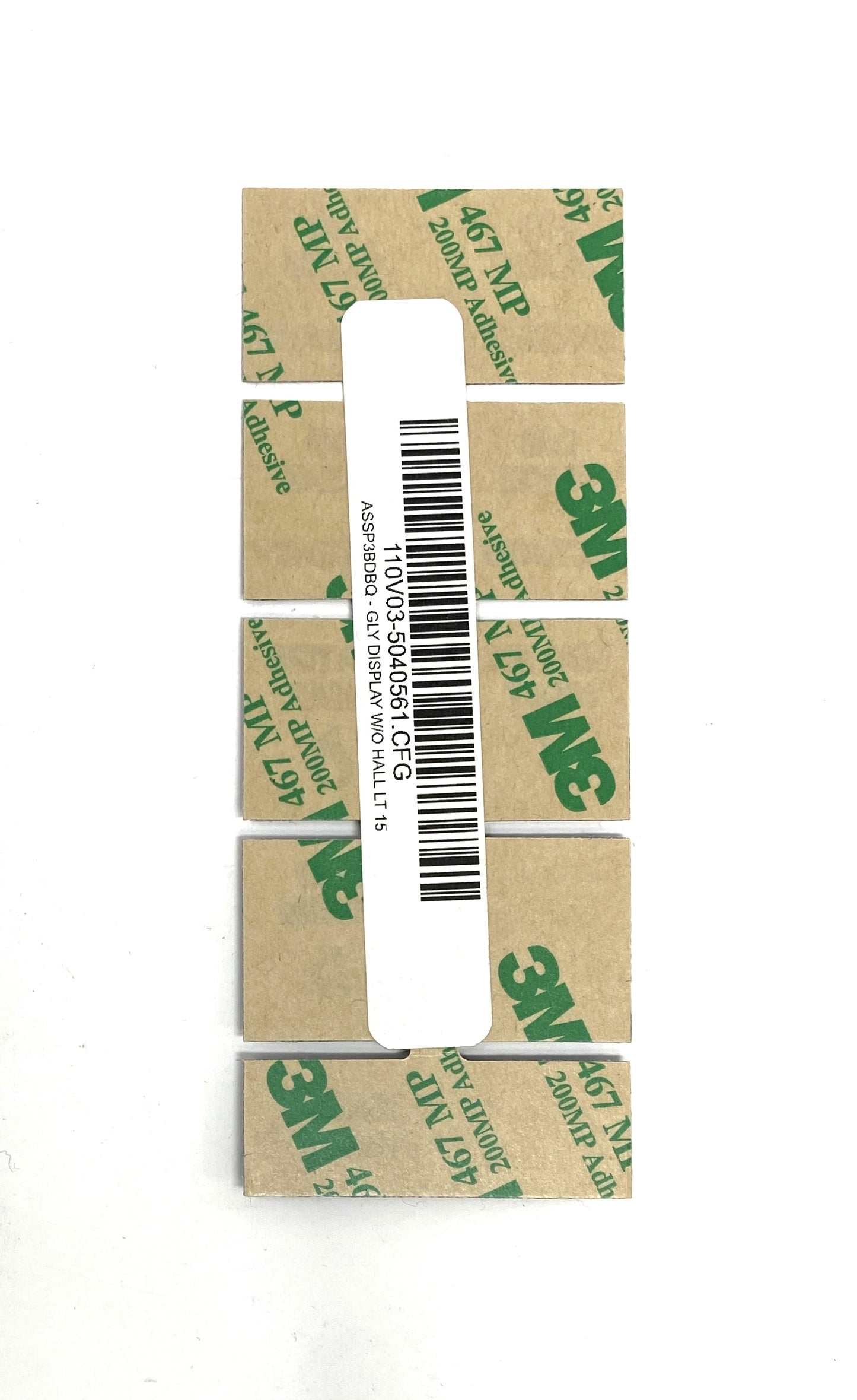 5040561 ASSP3BDBQ - Sw Panel Part, 2015 BUS, GALLEY DISPLAY W/OUT HALL LIGHTS, Label