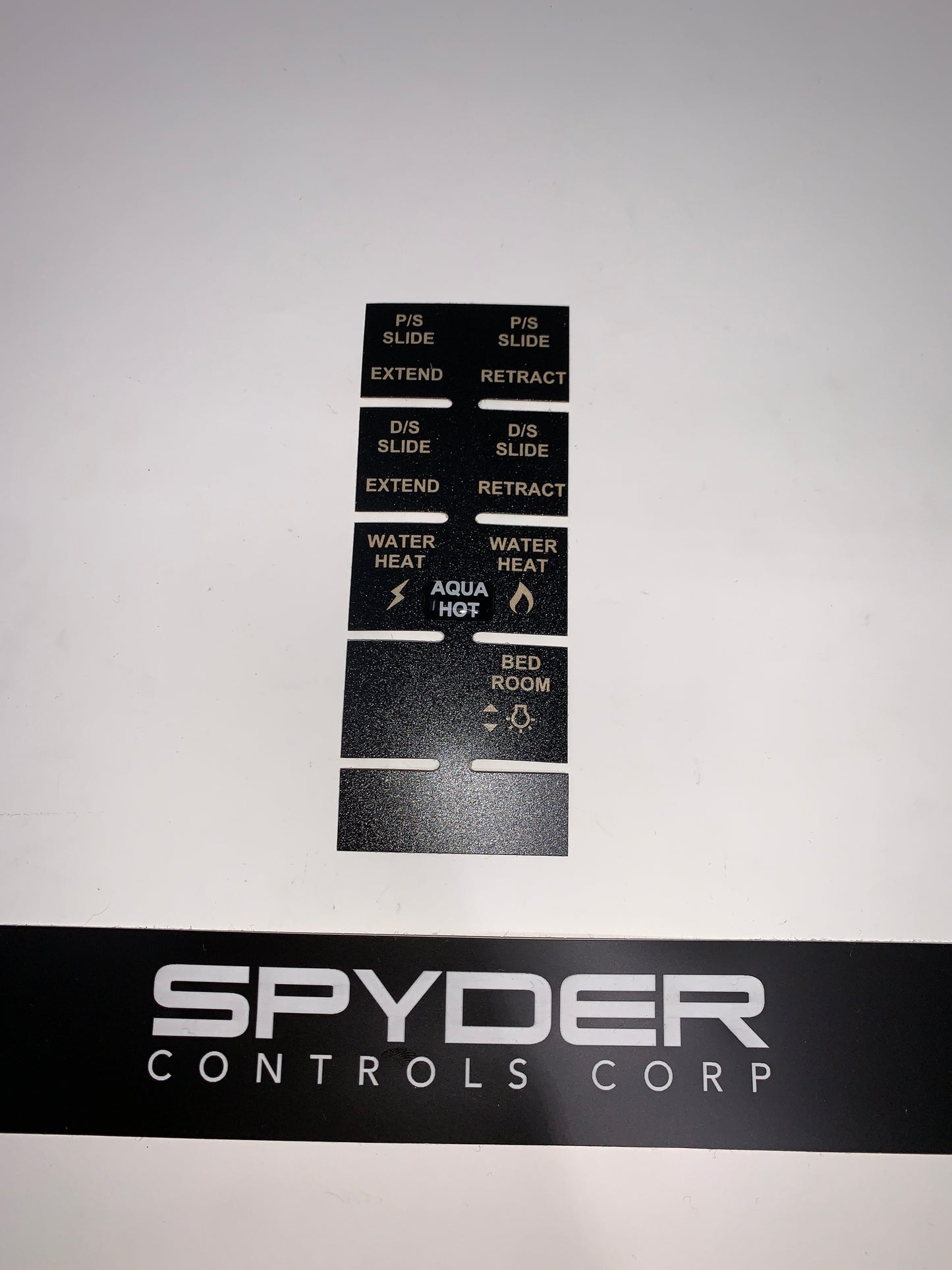 5043349 ASSP3BEBQ-A - Sw Panel Part, 2015 PHAETON(AquaHot), GALLEY DISPLAY W/OUT HALL LIGHTS, Label
