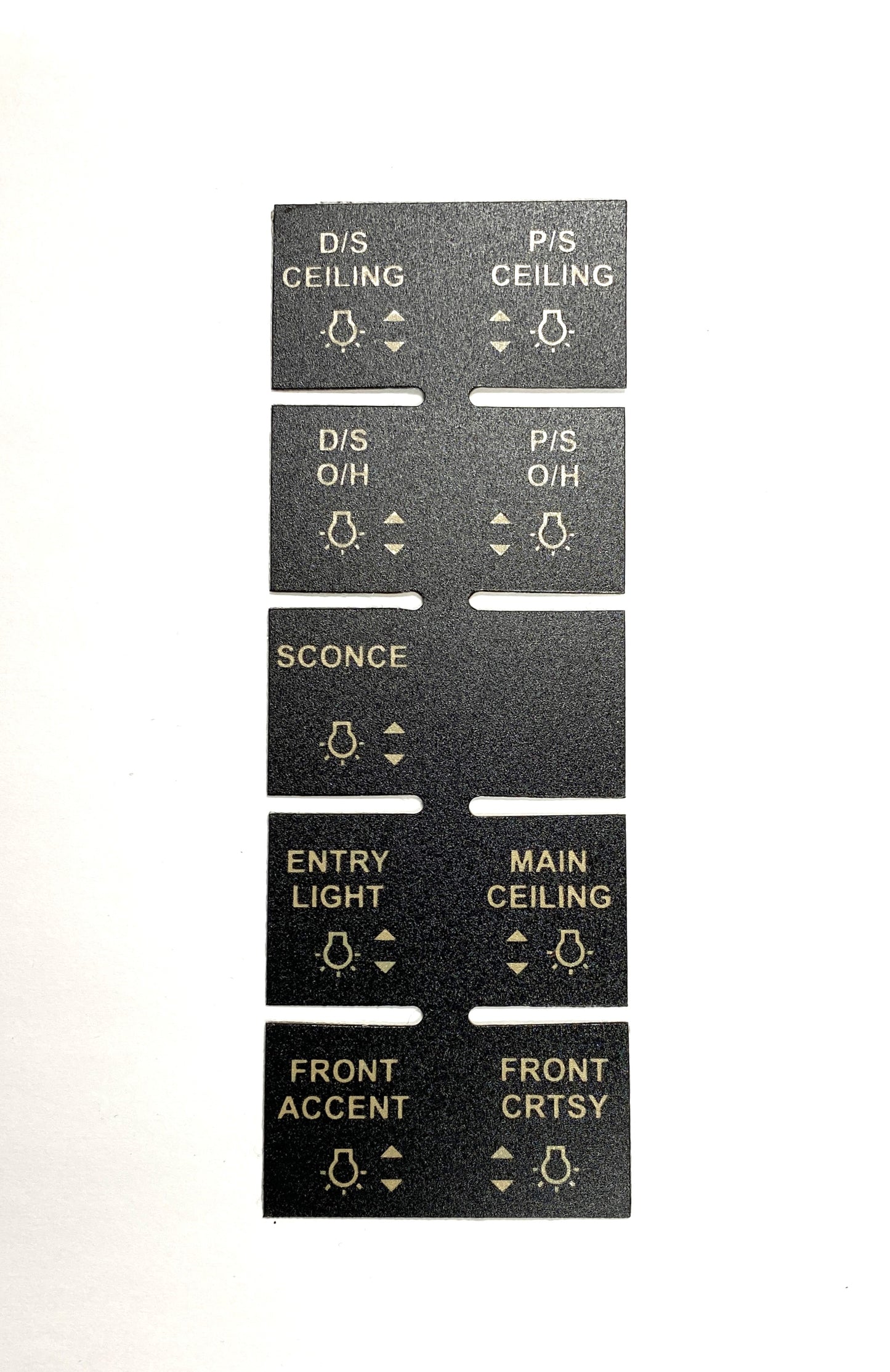 5057432 ASSP3BJCE - Sw Panel Part, 2017 PHTN, LIV ROOM w/o TV LIFT, Label