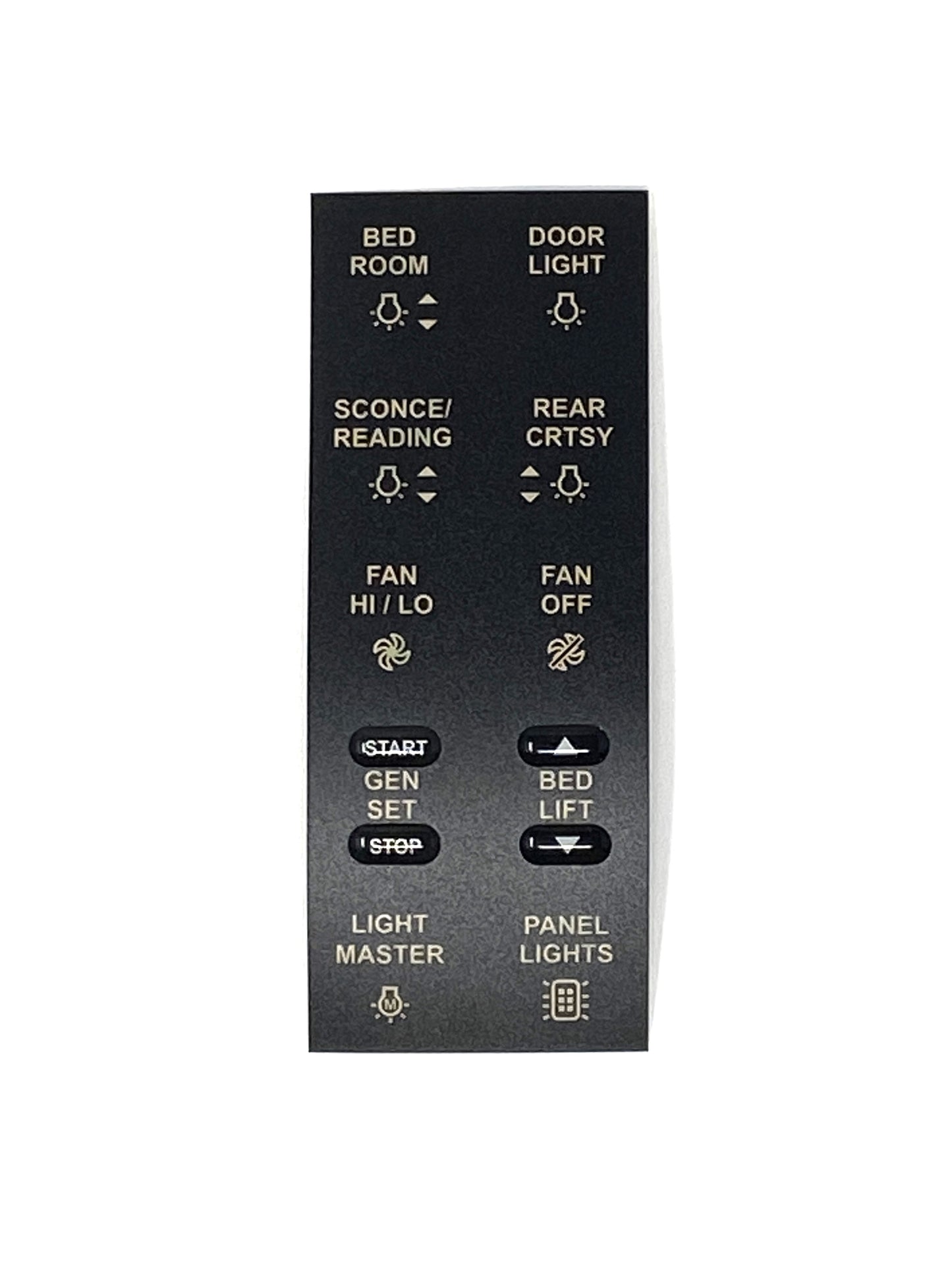 5064989 ASSP3BQAY - Sw Panel Part, 2018 BUS, BEDROOM w/ BED LIFT, Label