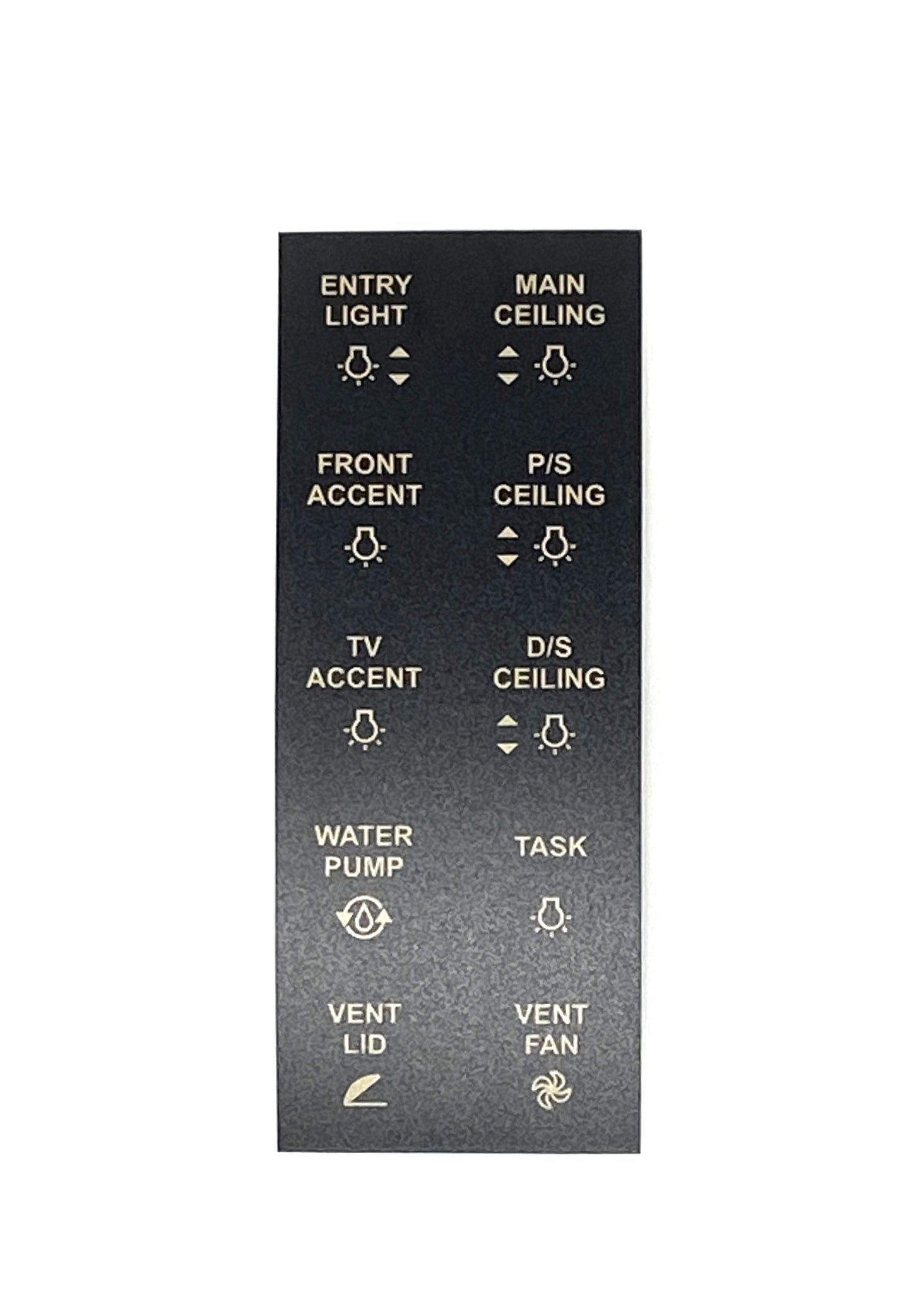 5064978 ASSP3BQBB - Sw Panel Part, 2018 BUS, GALLEY, Label