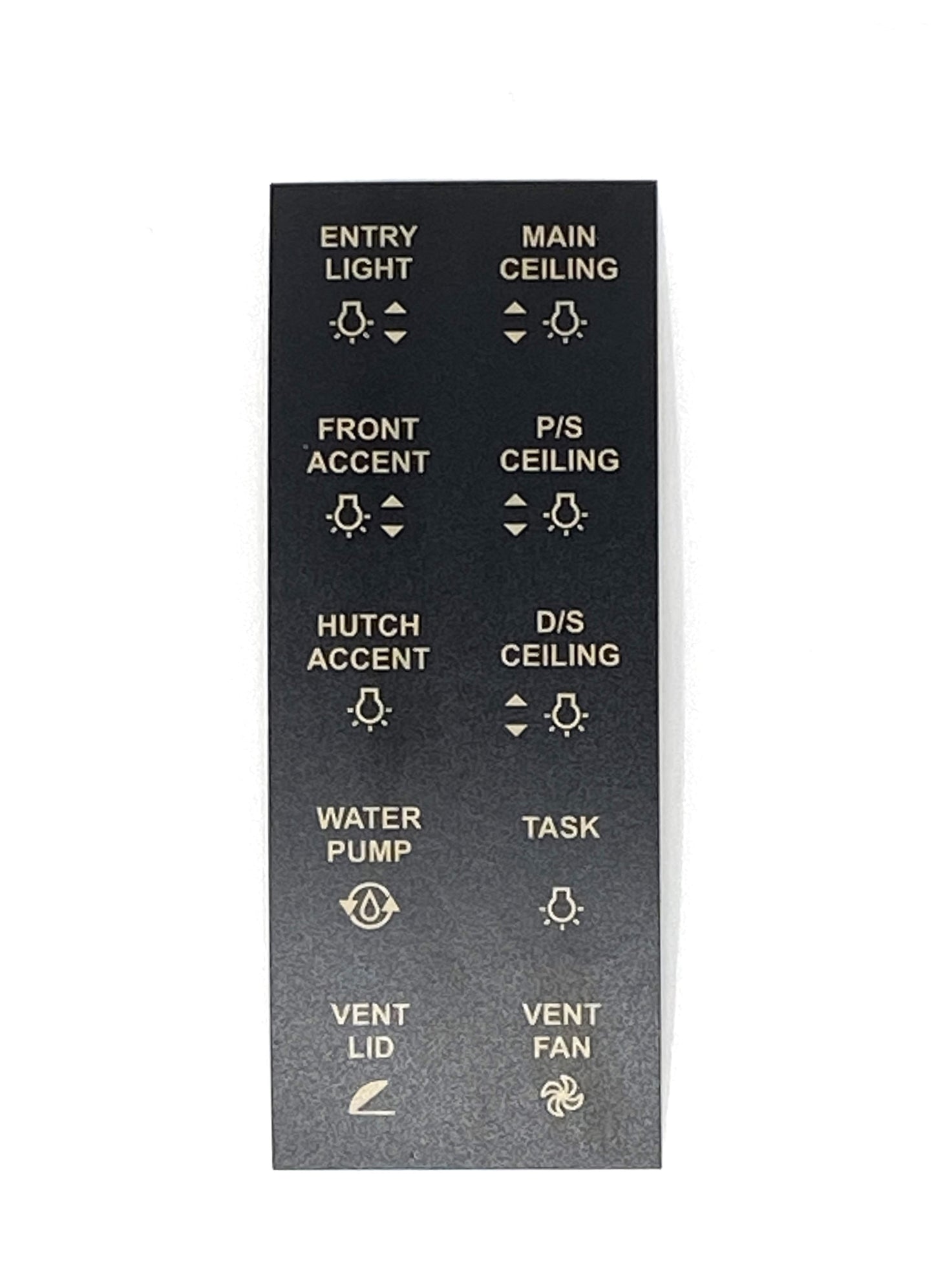5064995 ASSP3BRBR - Sw Panel Part, 2018 PHAETON, GALLEY W/HUTCH LIGHTS, Label