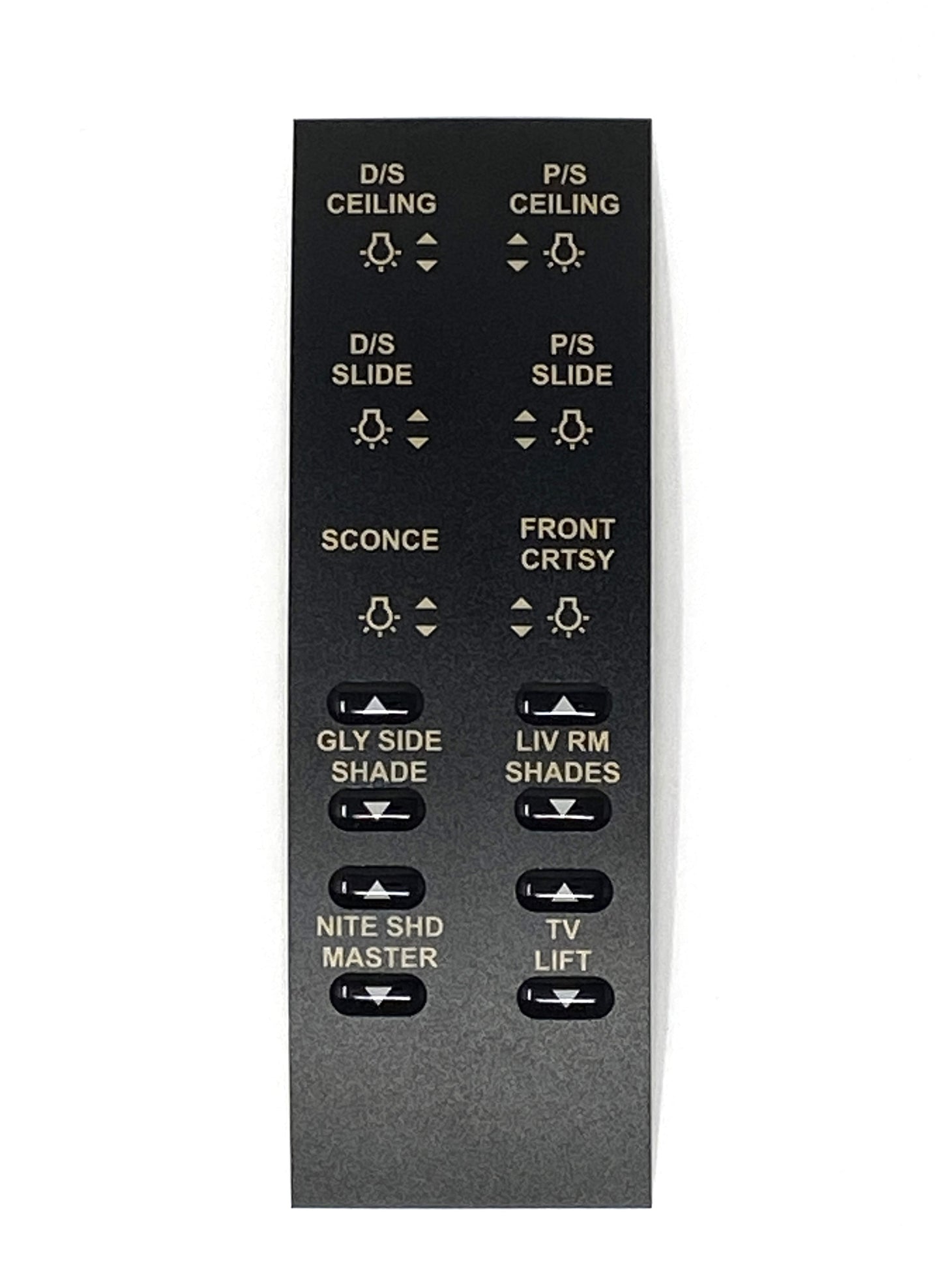 5070814 ASSP3BUBY - Sw Panel Part, 2018 BUS w/o USB, DINETTE w/TV ACCENT, Label