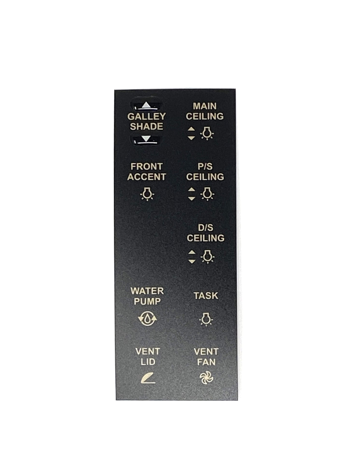 5083057 ASSP3BXBS - Sw Panel Part, 2019 BUS/PHTN, GALLEY W/OUT TV/Hutch Accent, Label
