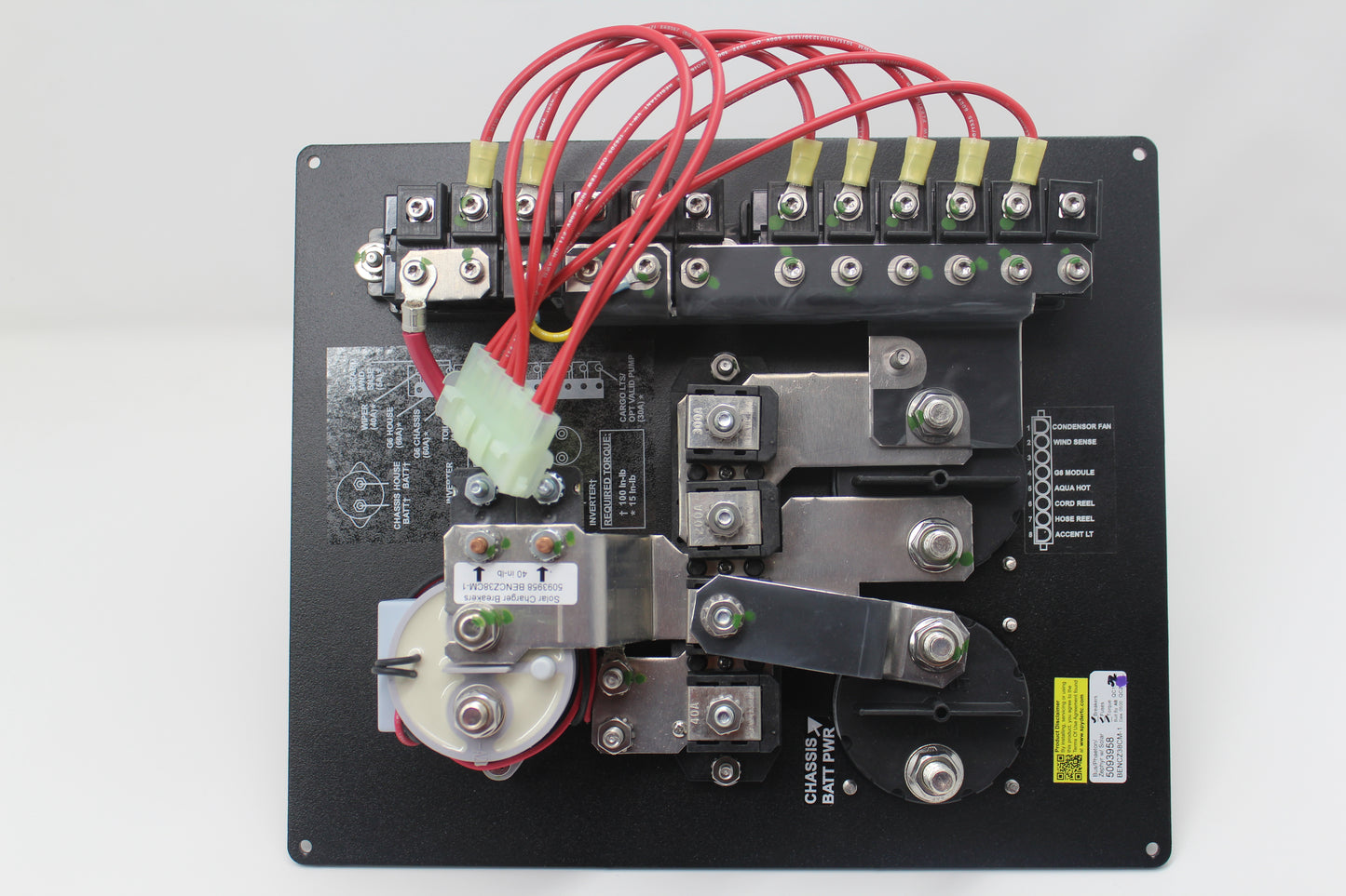 5093958 BENCZ38CM-1 - Enclosure Assy, DC Distribution (DCD) Panel, Tiffin - Bus/Phaeton/Zephyr Redesign w/Solar, Z