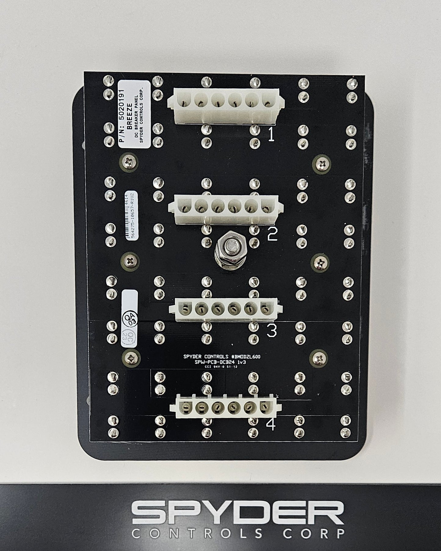 5020191 BENCZB600 - Breeze - Enclosure Assy, DCB, 24CH - Breaker Panel, Breeze