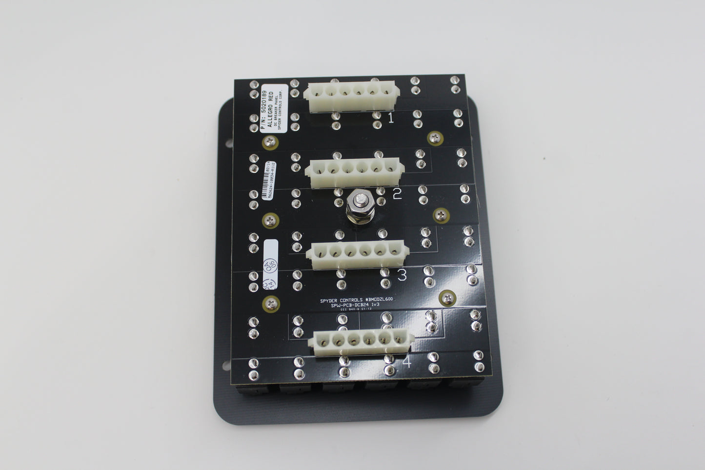 5020189 BENCZB600 - Red - Enclosure Assy, DCB, 24CH - Breaker Panel, Red
