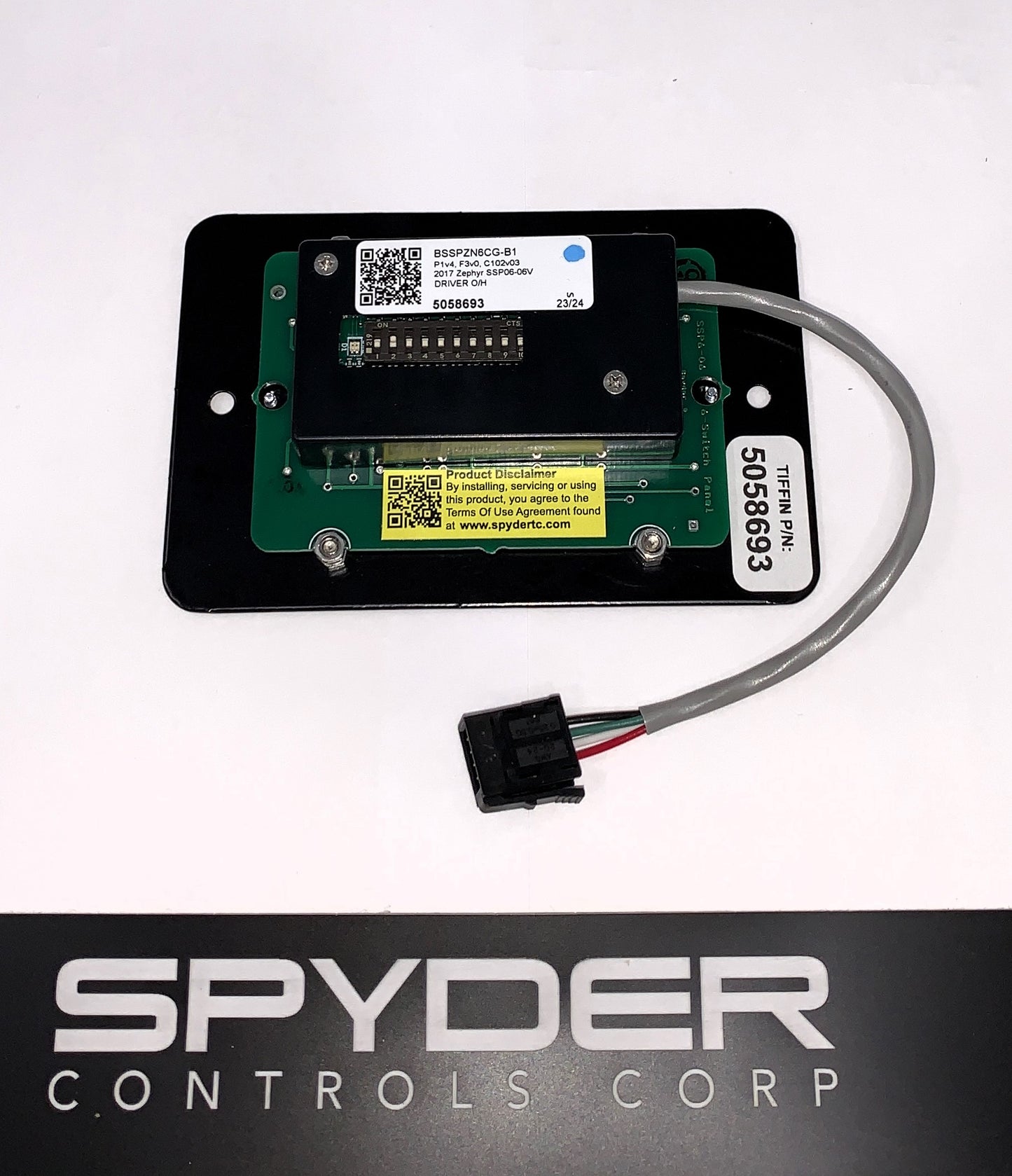 5058693 BSSPZN6CG-B1 - (Driver O/H) Sw Panel Assy, SSP06, 6 Pos Vert, Tiffin - 2017 Zephyr, Z
