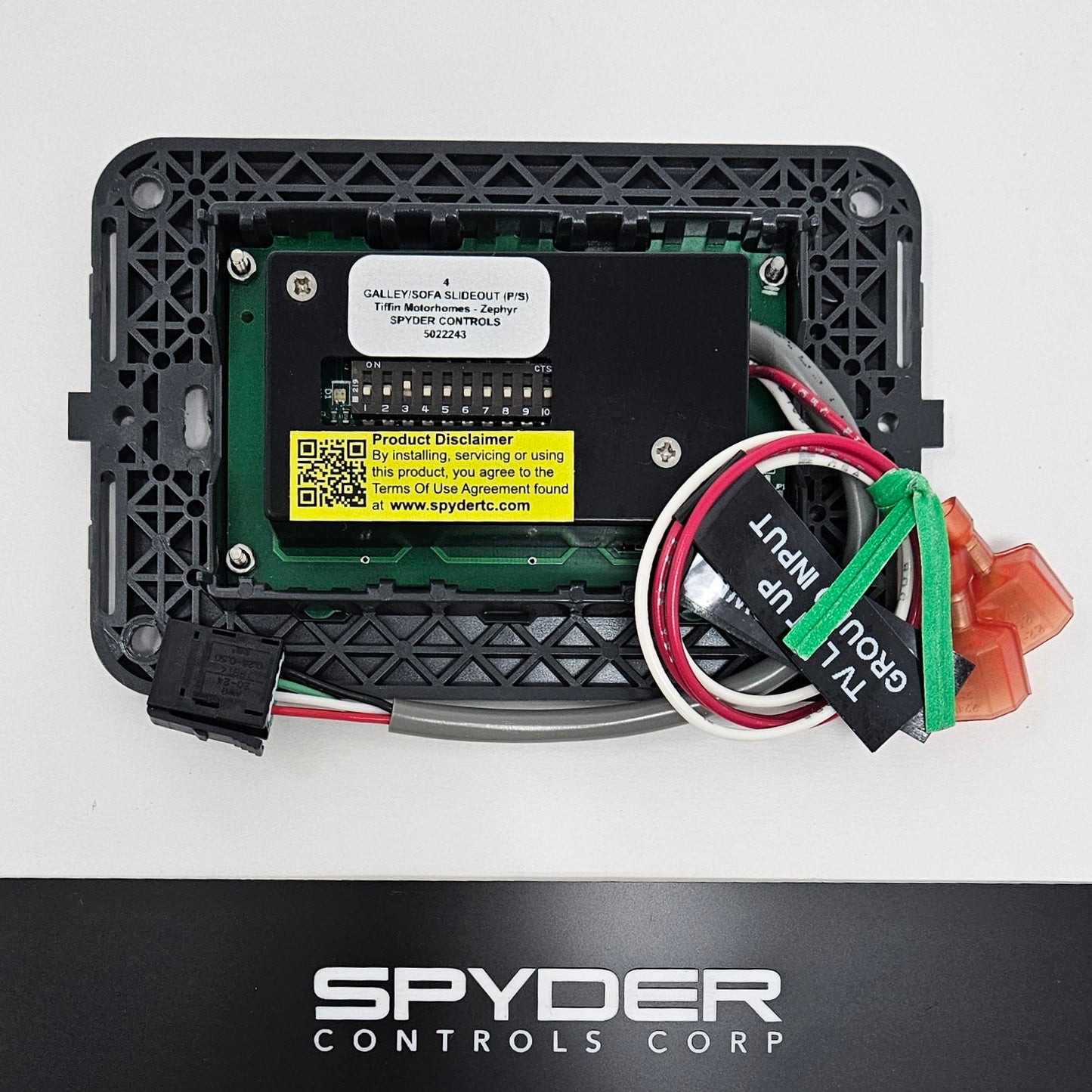 5015497 5022243 BSSPZQ6C2 B - Sw Panel Assy, SSP11, 06 Pos Horizontal, RV-C, w/ Coverplate - Galley/Sofa Slide