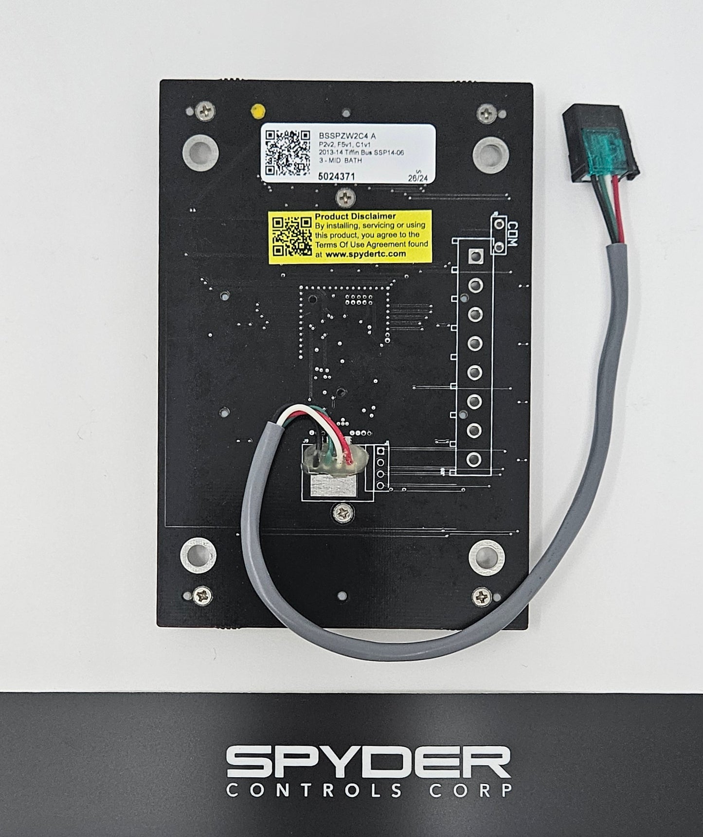 5024371 BSSPZW2C4 A - Sw Panel Assy, SSP14, 06 Pos., Tiffin - Allegro Bus , Z, MID BATH