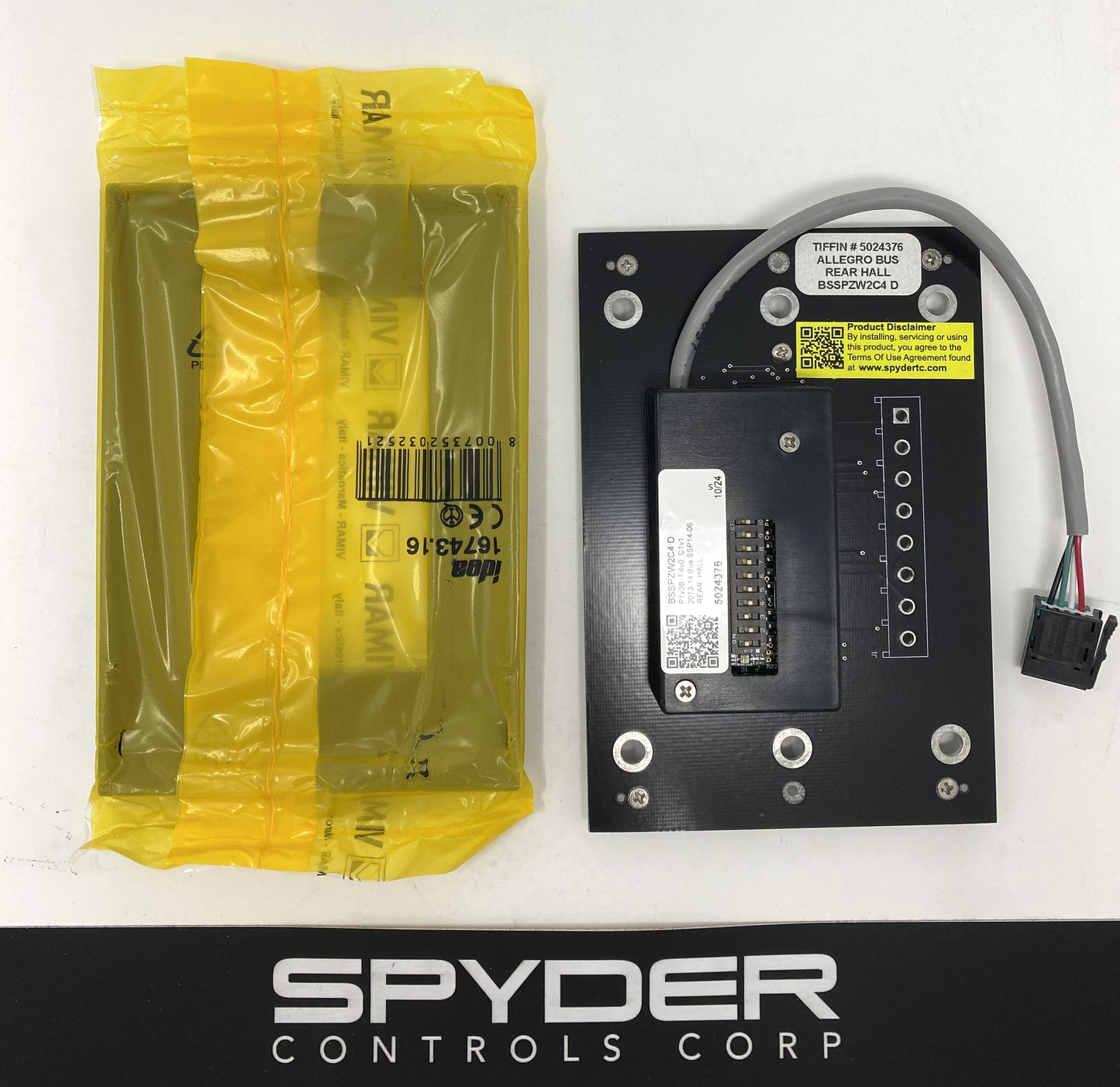 5024376 BSSPZW2C4 D - Sw Panel Assy, SSP14, 06 Pos., Tiffin - Allegro Bus , Z, REAR HALL