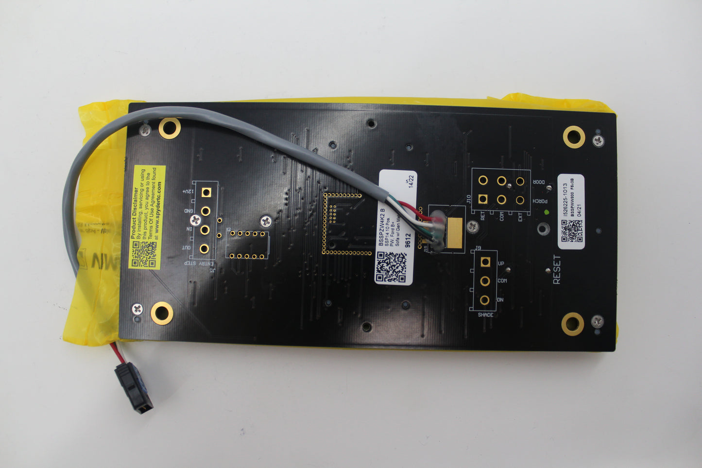 9612 BSSPZW4K2 B Sw Panel Assy, SSP14, 10 Pos., PW, Ford B+, Sofa w/ Gen Meter