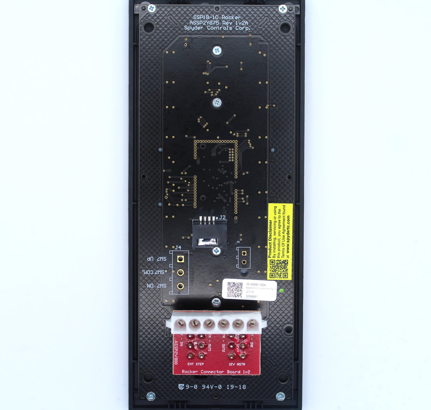 5064961 BSSPZXDCL-A - Sw Panel Assy, SSP18, 10 Pos. w/ Rockers, Tiffin - 2018 Bus, ENTRY, Z