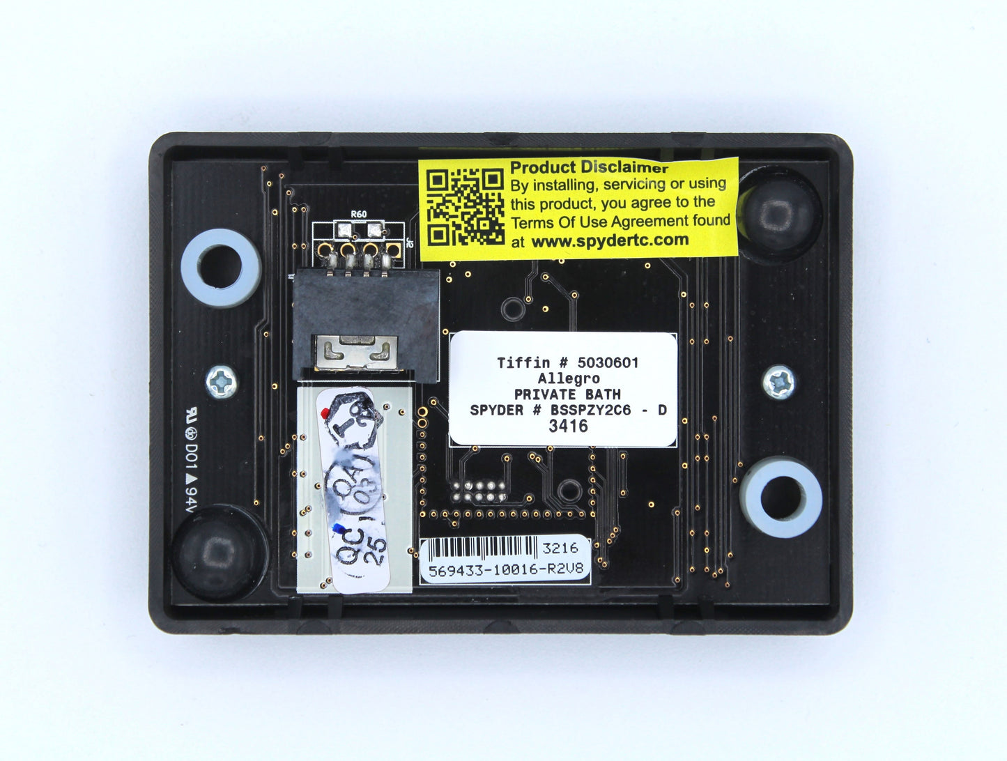 5030601 BSSPZY2C6 - D - Sw Panel Assy, SSP15, 04 Pos, Tiffin - Allegro, Z, PRIV. BATH