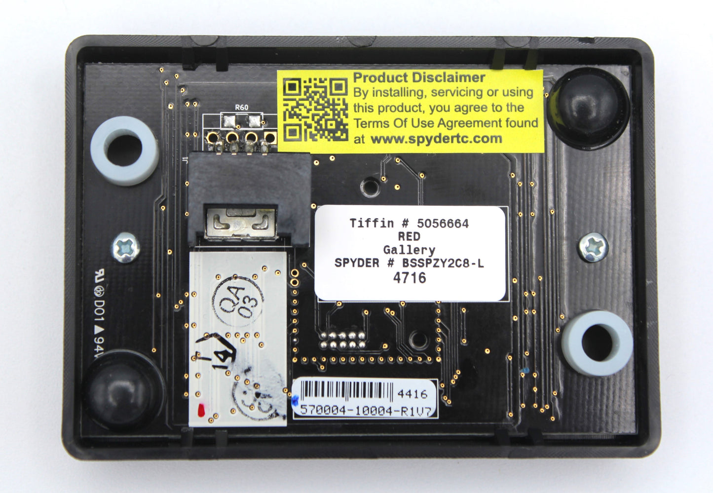 5056664 BSSPZY2C8-L - Sw Panel Assy, SSP15, 04 Pos, Tiffin - RED 2017, Z, GALLEY