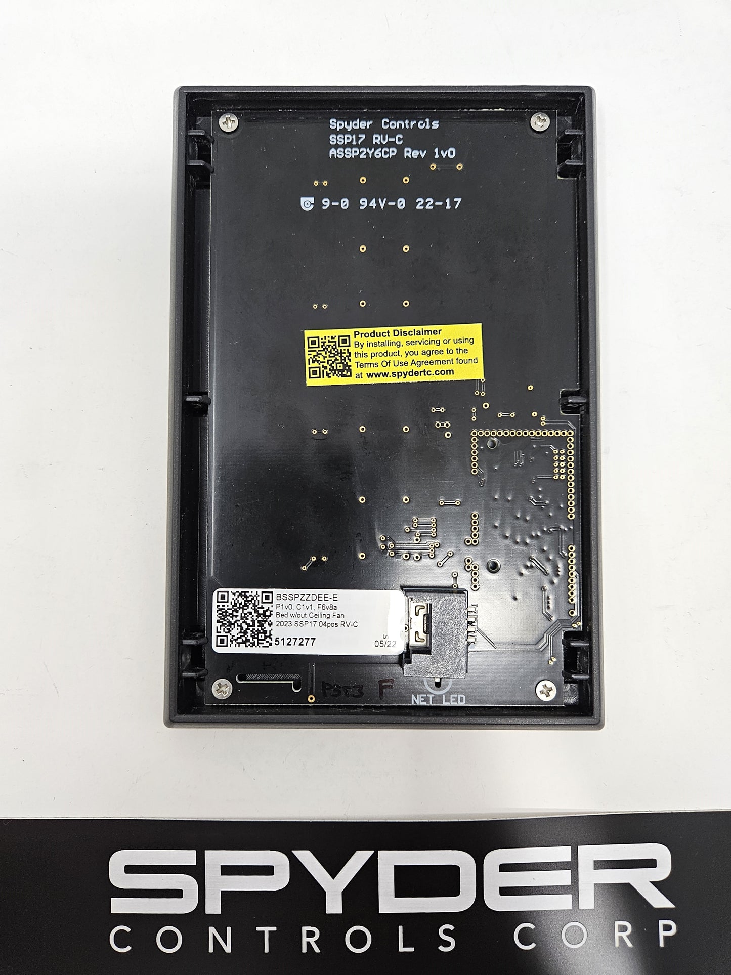 5127277 BSSPZZDEE-E Sw Panel Assy, SSP17, 04 Pos (RV-C), Tiffin - 2023 Allegro, Z, BED WO CEILING FAN