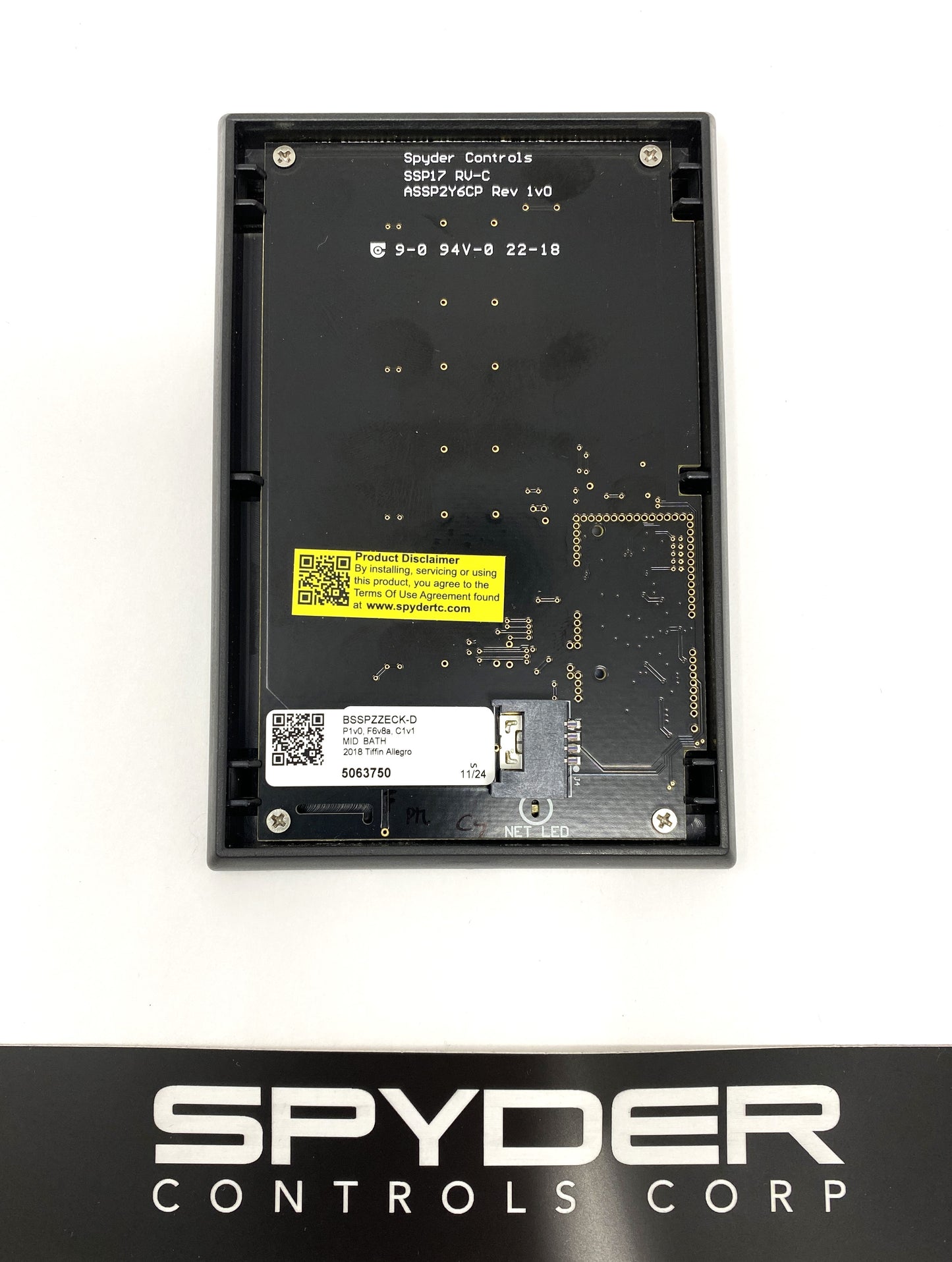 5063750 BSSPZZECK-D - Sw Panel Assy, SSP17 (RV-C) 4 pos., Tiffin - 2018 Allegro, Z, MID. BATH 5063750