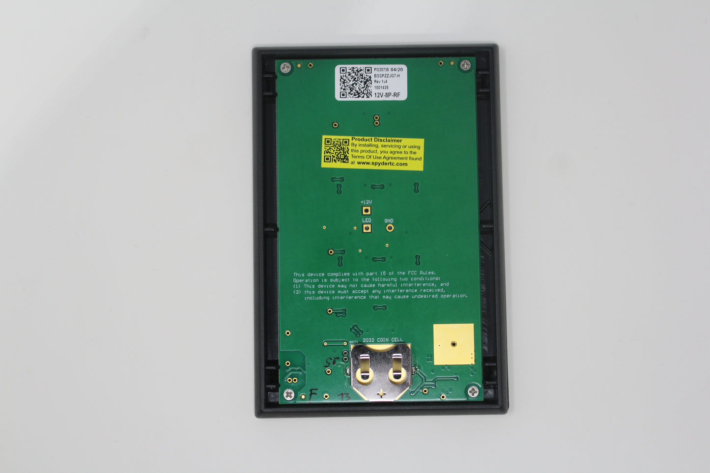 1001435 BSSPZZJG7-H Sw Panel Assy, SSP17, BATT (RF), Vanleigh Vilano - 2019, Z, Living Room 385
