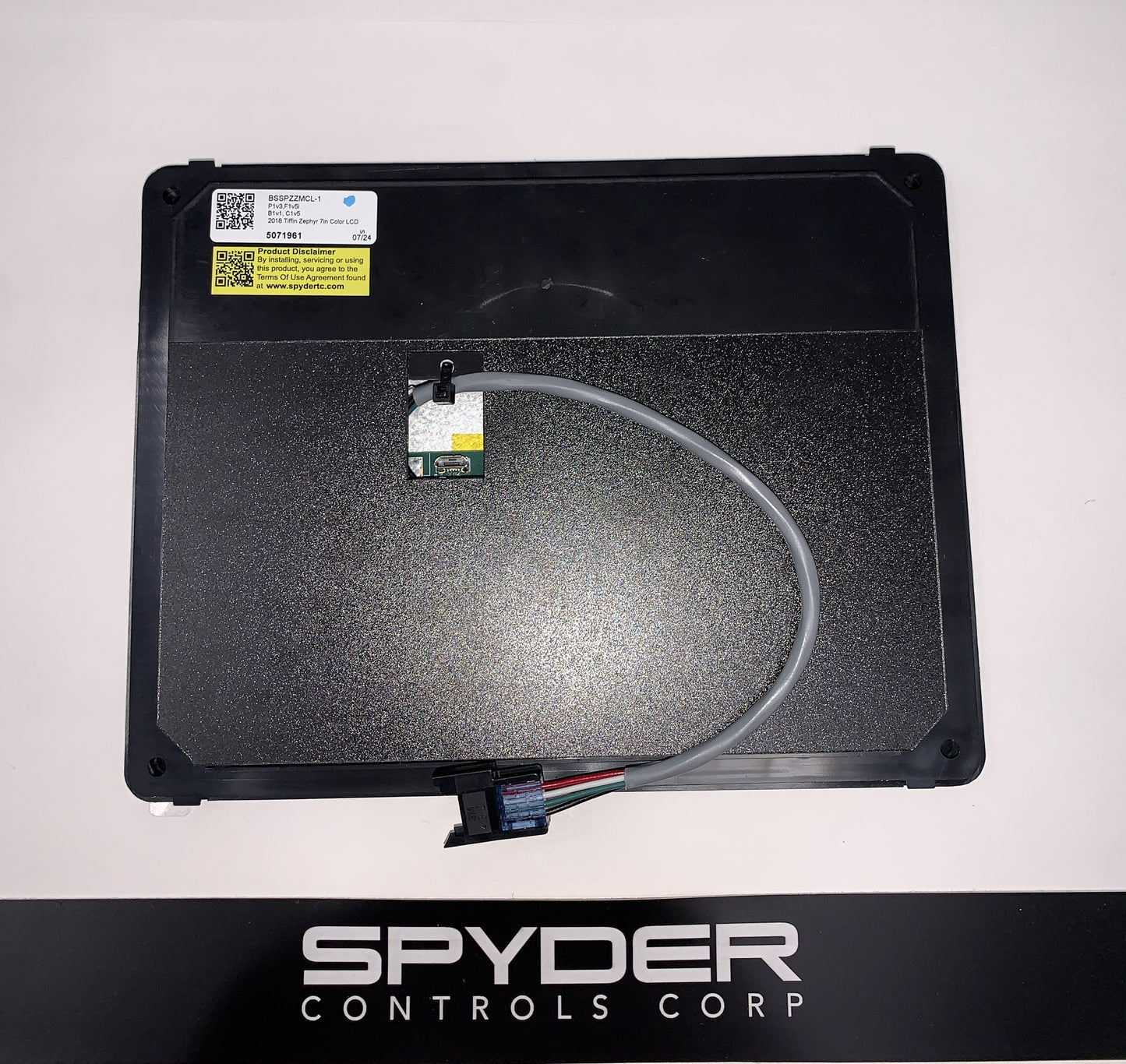 5071961 BSSPZZMCL-1 (5106396 BSSPZZMFB) - Sw Panel Assy, 7in Color LCD, Tiffin 2018 Zephyr, Z ***NO Terminator***