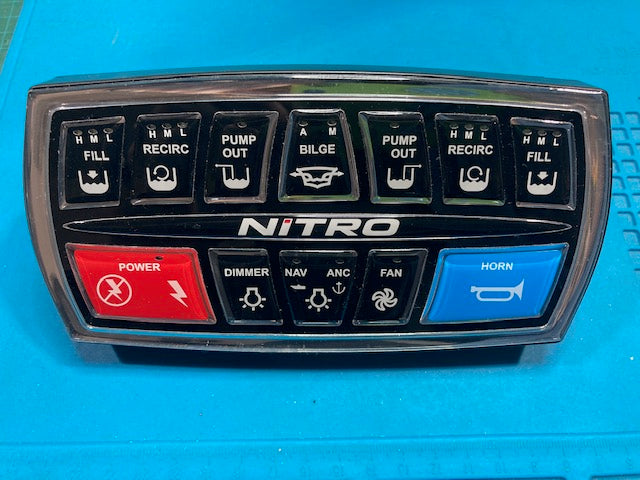 308667 090-0188 BSSPZZATC Sw Panel Assy, SSP16, 12 Pos, Nitro 2018 Helm, Z