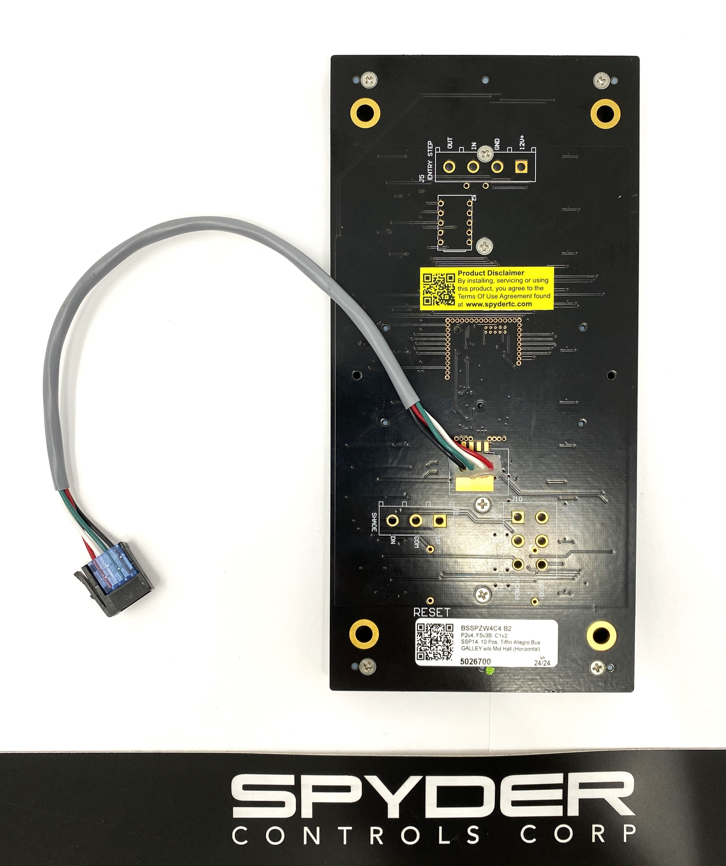 5026700 BSSPZW4C4 B2 - Sw Panel Assy, SSP14, 10 Pos., Tiffin - Allegro Bus , Z, GALLEY w/o Mid Hall