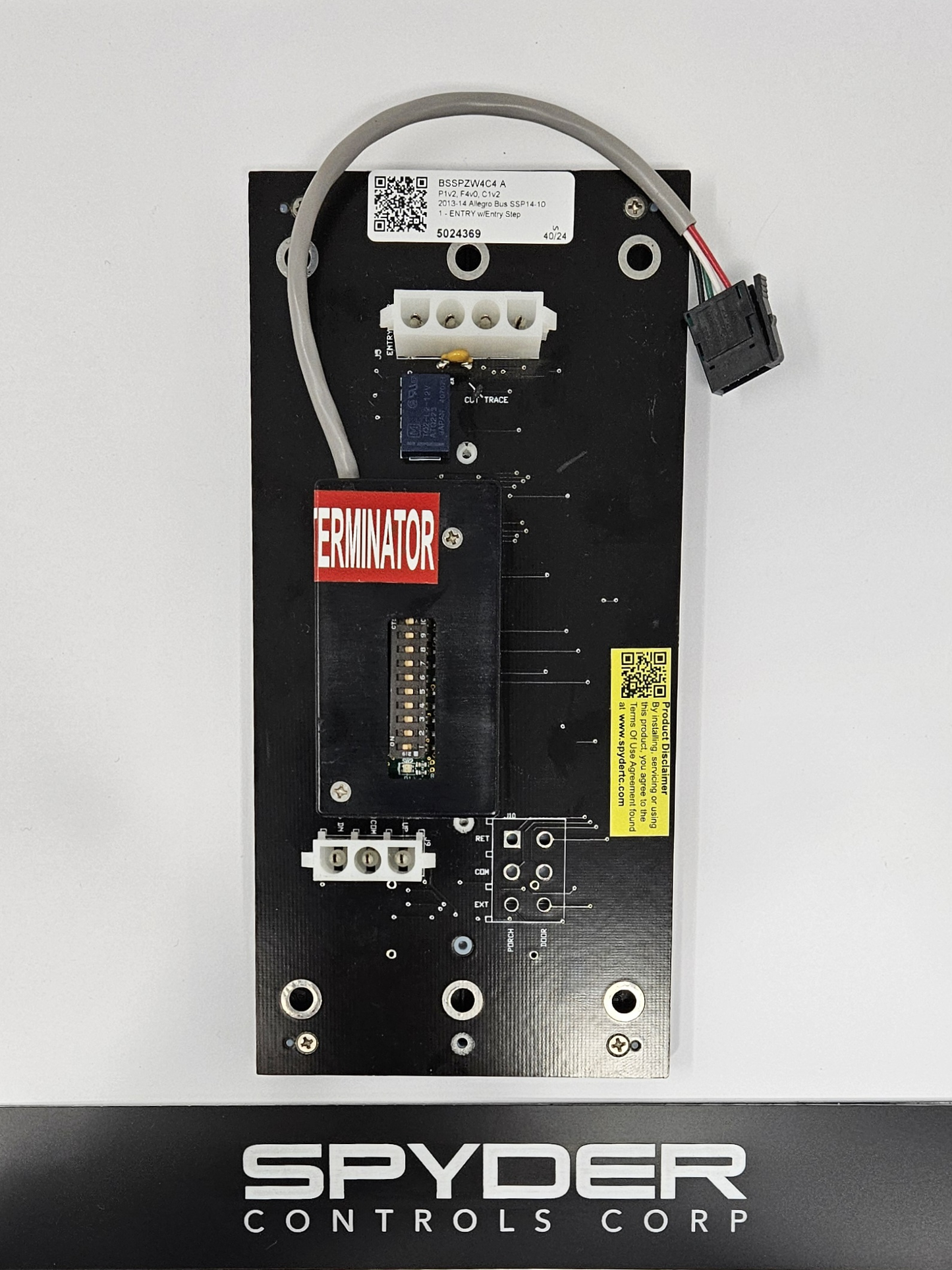 5024369 BSSPZW4C4 A Sw Panel Assy, SSP14, 10 Pos., Tiffin - Allegro Bus , ENTRY, Terminator