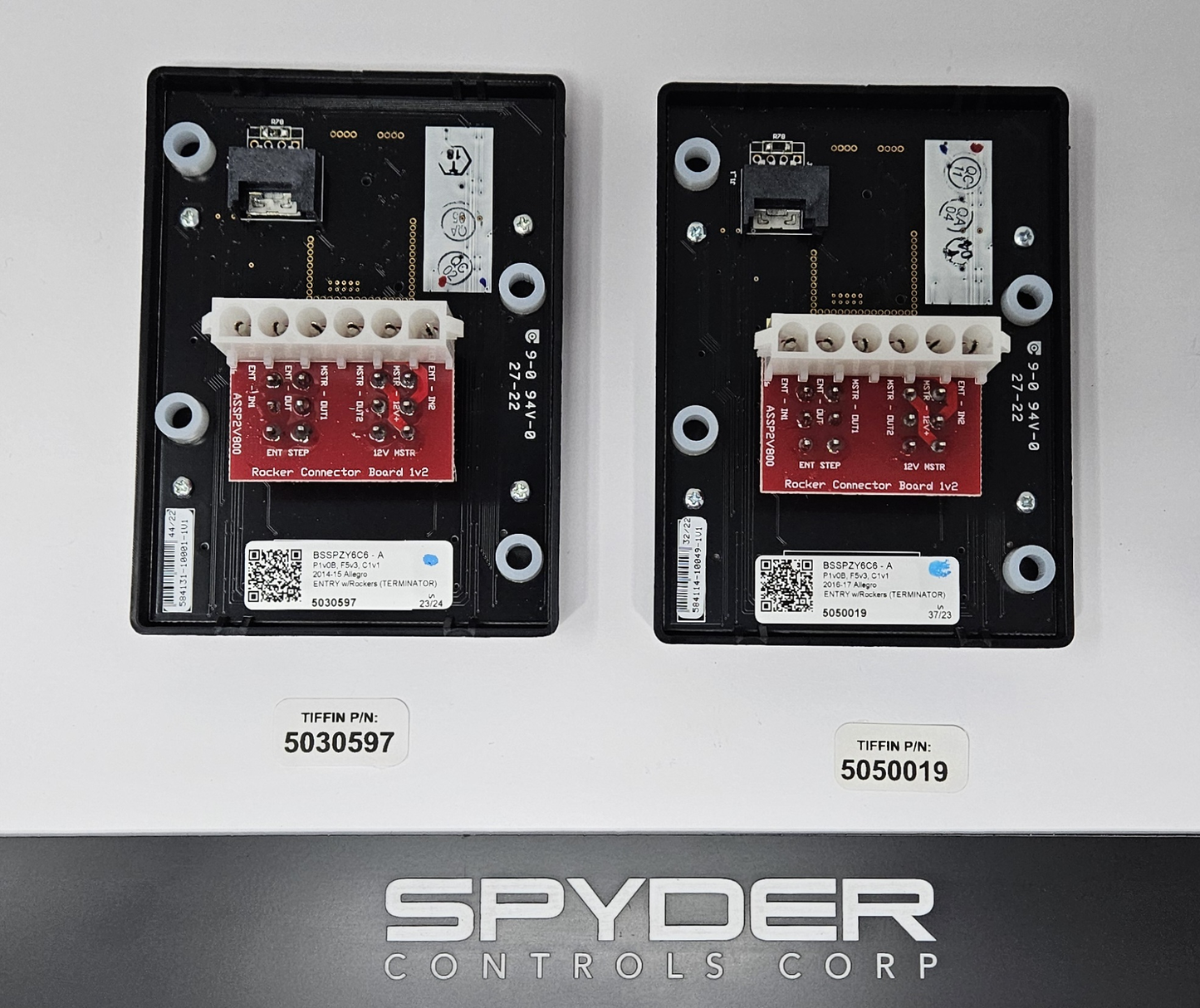 5030597 | 5050019 BSSPZY6C6 - A - Sw Panel Assy, SSP15, 06 Pos w/ 2 Rocker Sw, Tiffin - Allegro, Z, ENTRY **TERMINATOR**