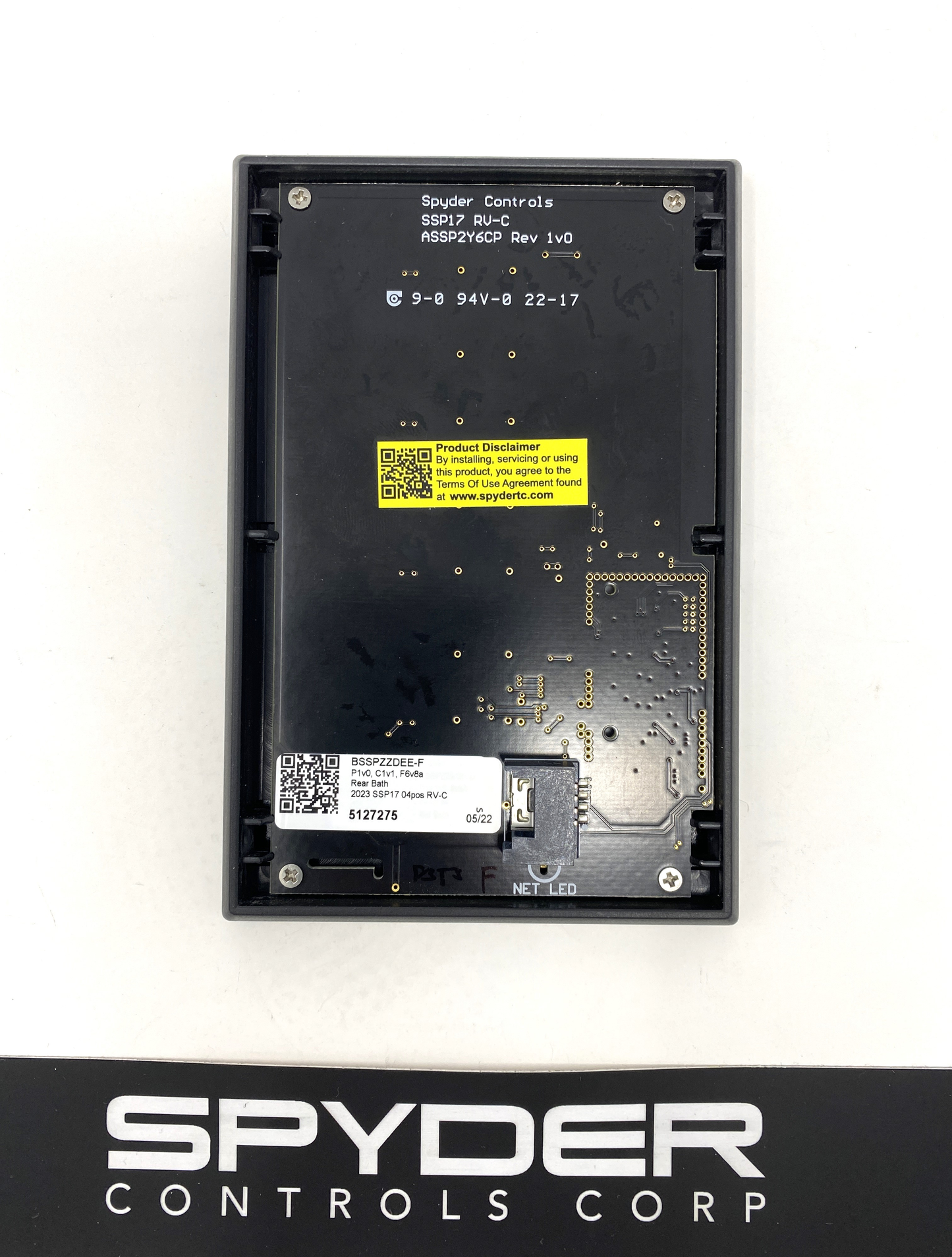 5127275 BSSPZZDEE-F Sw Panel Assy, SSP17, 04 Pos (RV-C), Tiffin - 2023 Allegro, Z, REAR BATH