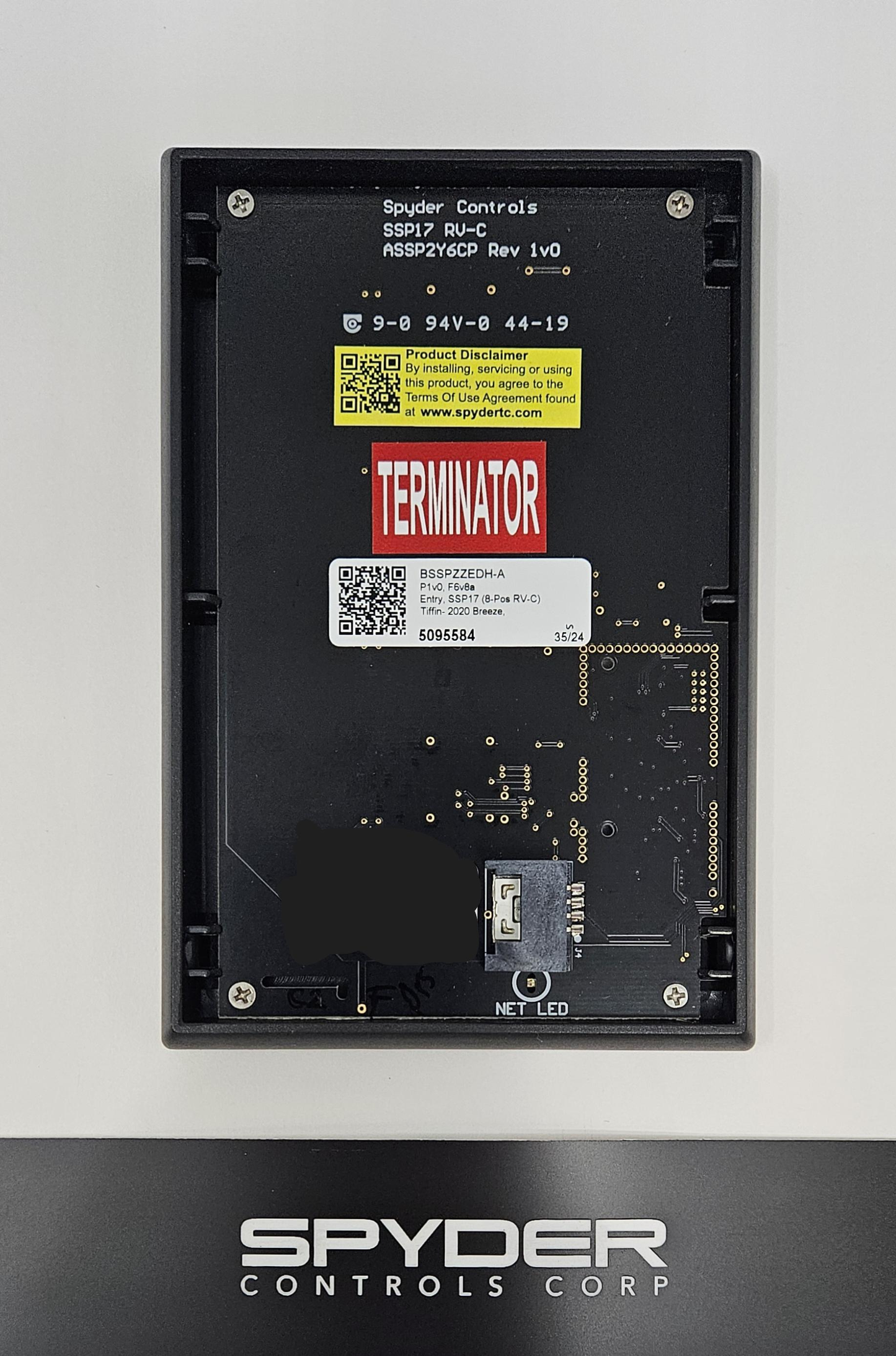 5095584 BSSPZZEDH-A - Sw Panel Assy, SSP17 (8-Pos RV-C), Tiffin - 2020 BREEZE, Z, ENTRY (5095584) *** TERMINATOR ***