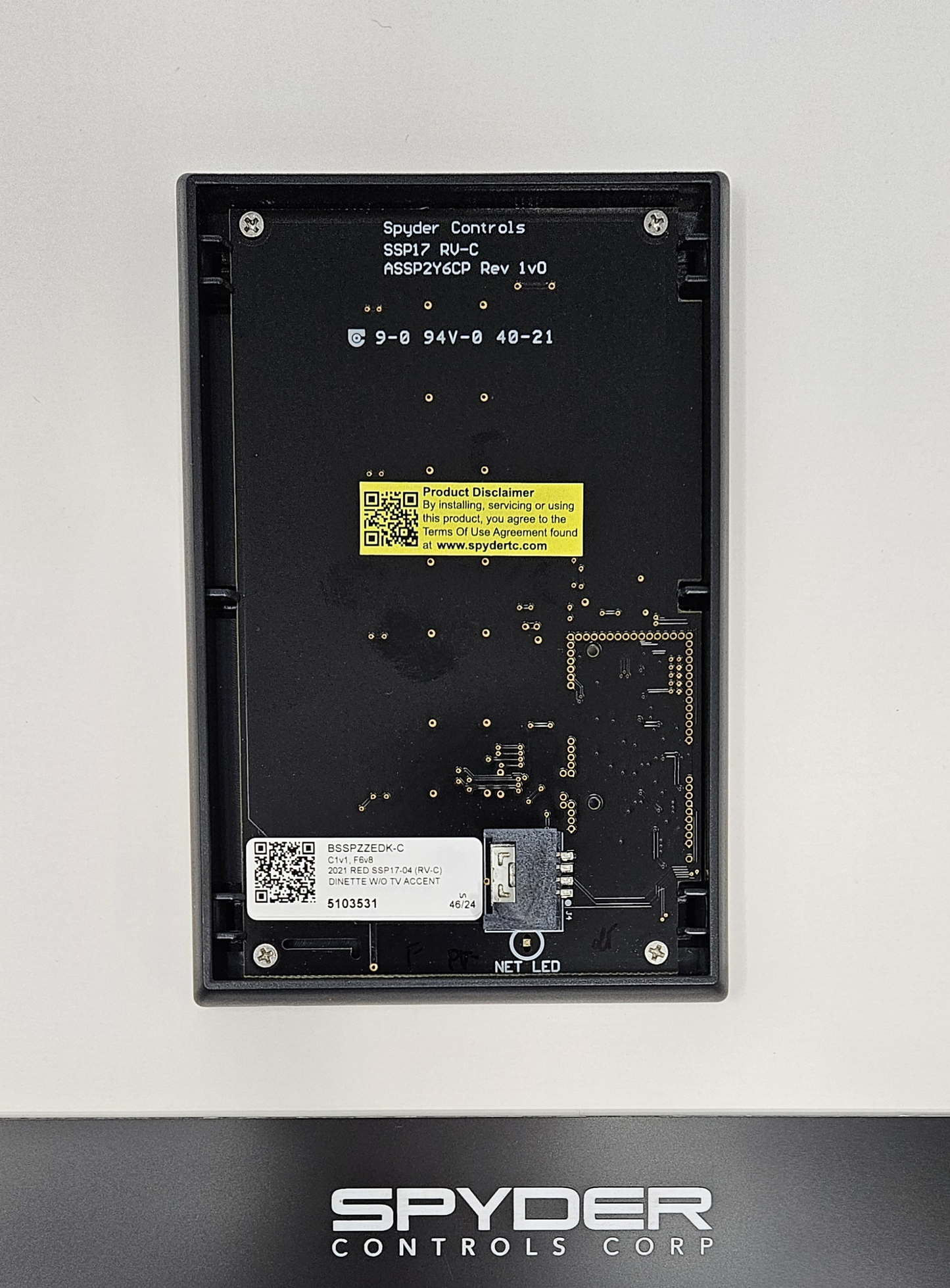 5103531 BSSPZZEDK-C - Sw Panel Assy, SSP17 (4-Pos RV-C), Tiffin - 2021 RED, Z, DINETTE WO TV ACCENT (5103531)