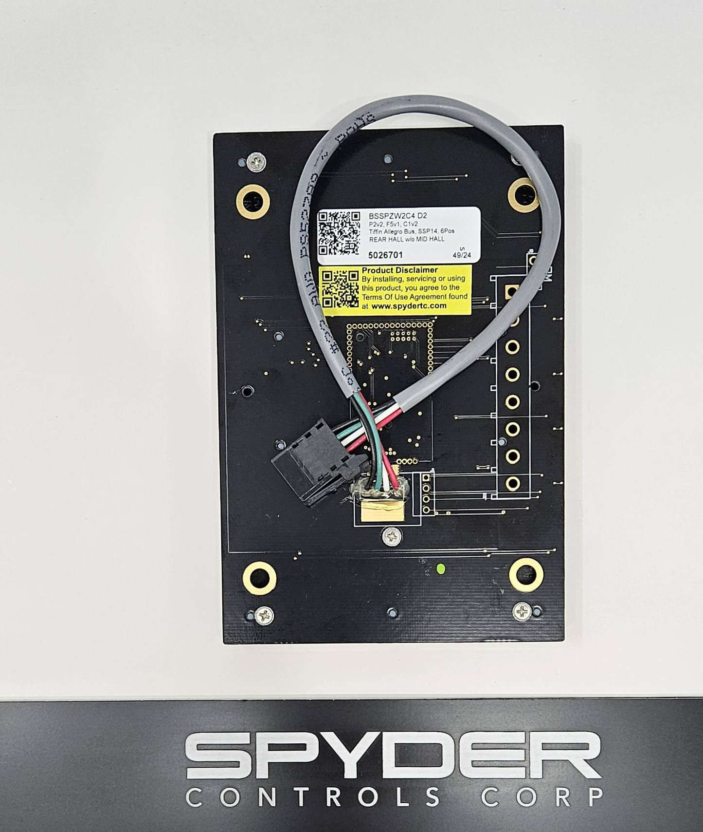 5026701 BSSPZW2C4 D2 - Sw Panel Assy, SSP14, 06 Pos., Tiffin - Allegro Bus , Z, REAR HALL w/o Mid Hall
