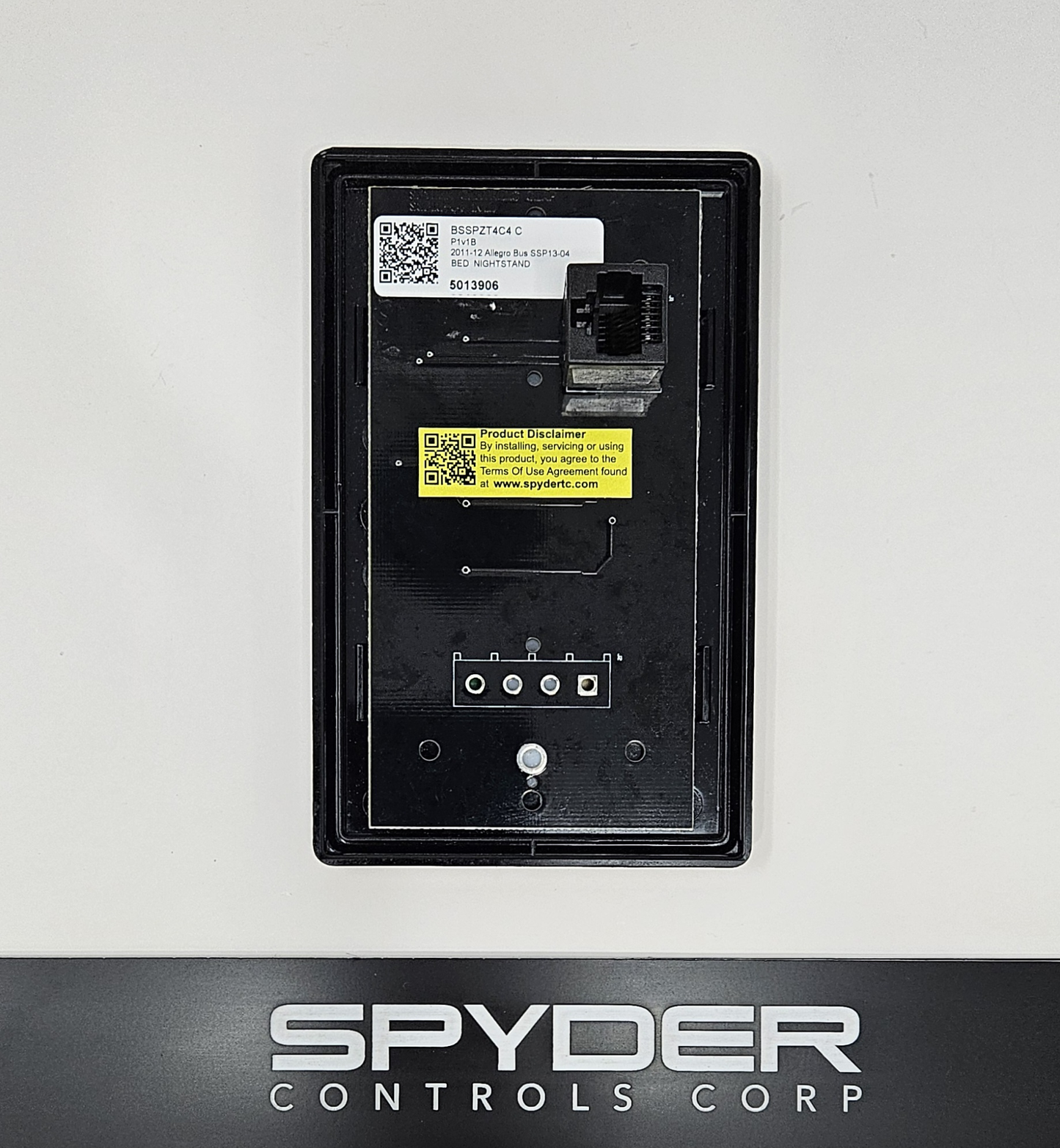5013906 BSSPZT4C4 C SSP13 Switch Panels:SSP13-04V B - Sw Panel Assy, SSP13, 04 Pos Vert BED NIGHTSTAND