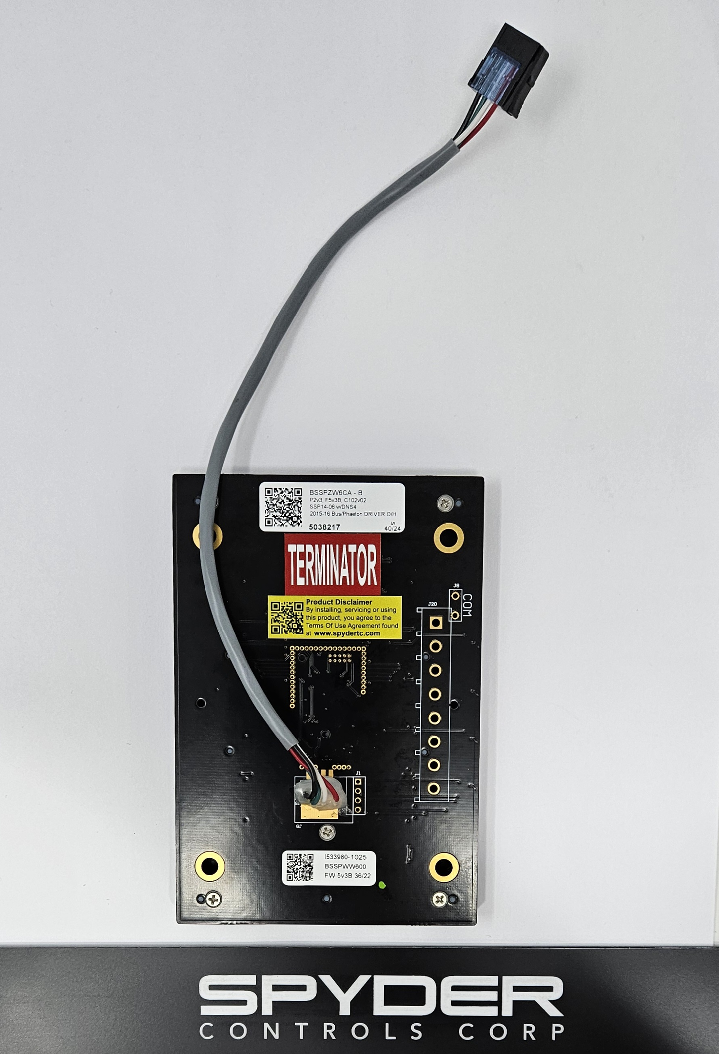 5038217 BSSPZW6CA - B - Sw Panel Assy, SSP14, 06 Pos., Tiffin - 2015 Bus & Phaeton, Z, DRIVER O/H (5038217) **** TERMINATOR*****