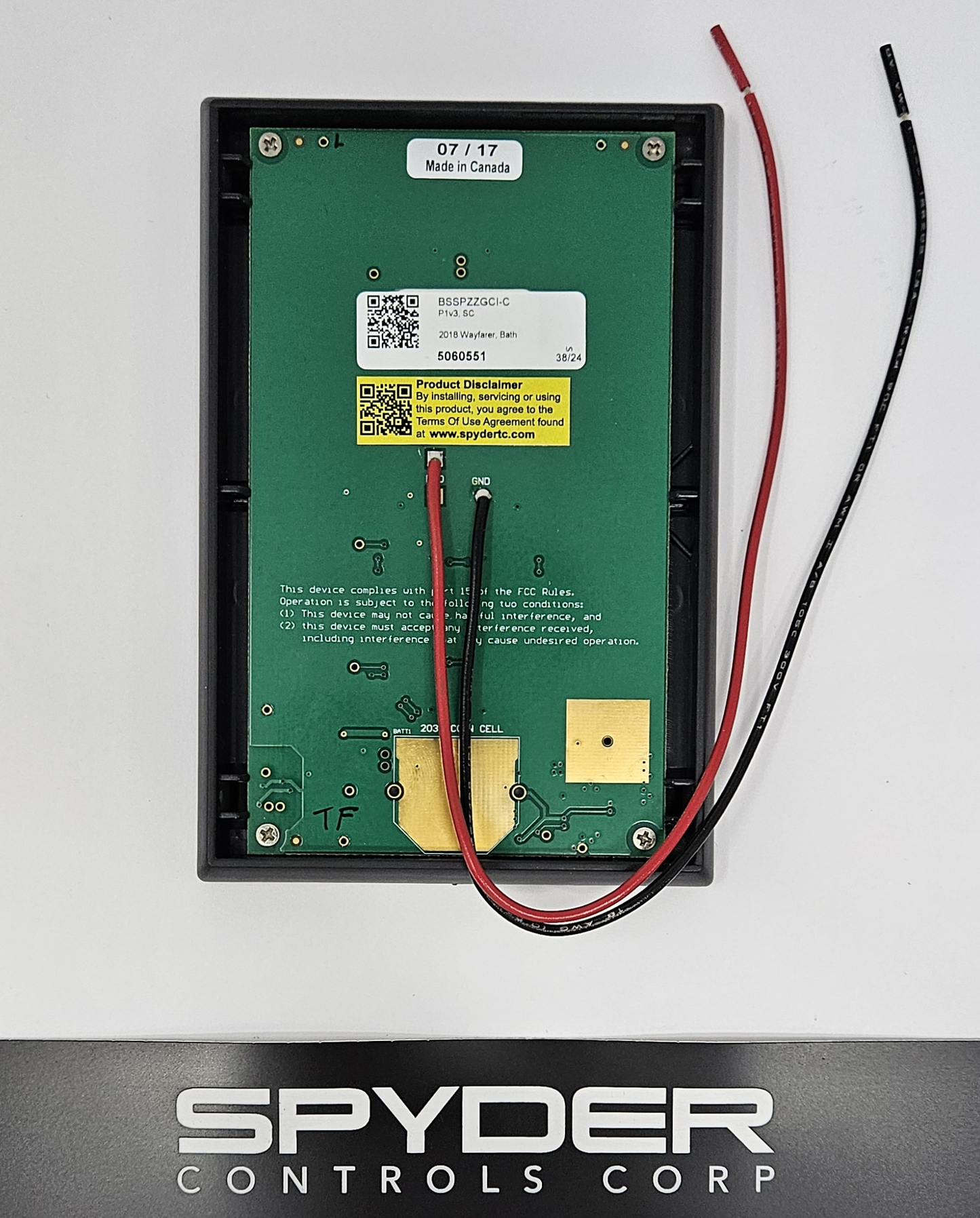 5060551 BSSPZZGCI-C Sw Panel Assy, SSP17 (RF-12V), Tiffin - 2018 Wayfarer 24TW, Bath w/WTR HT, Z