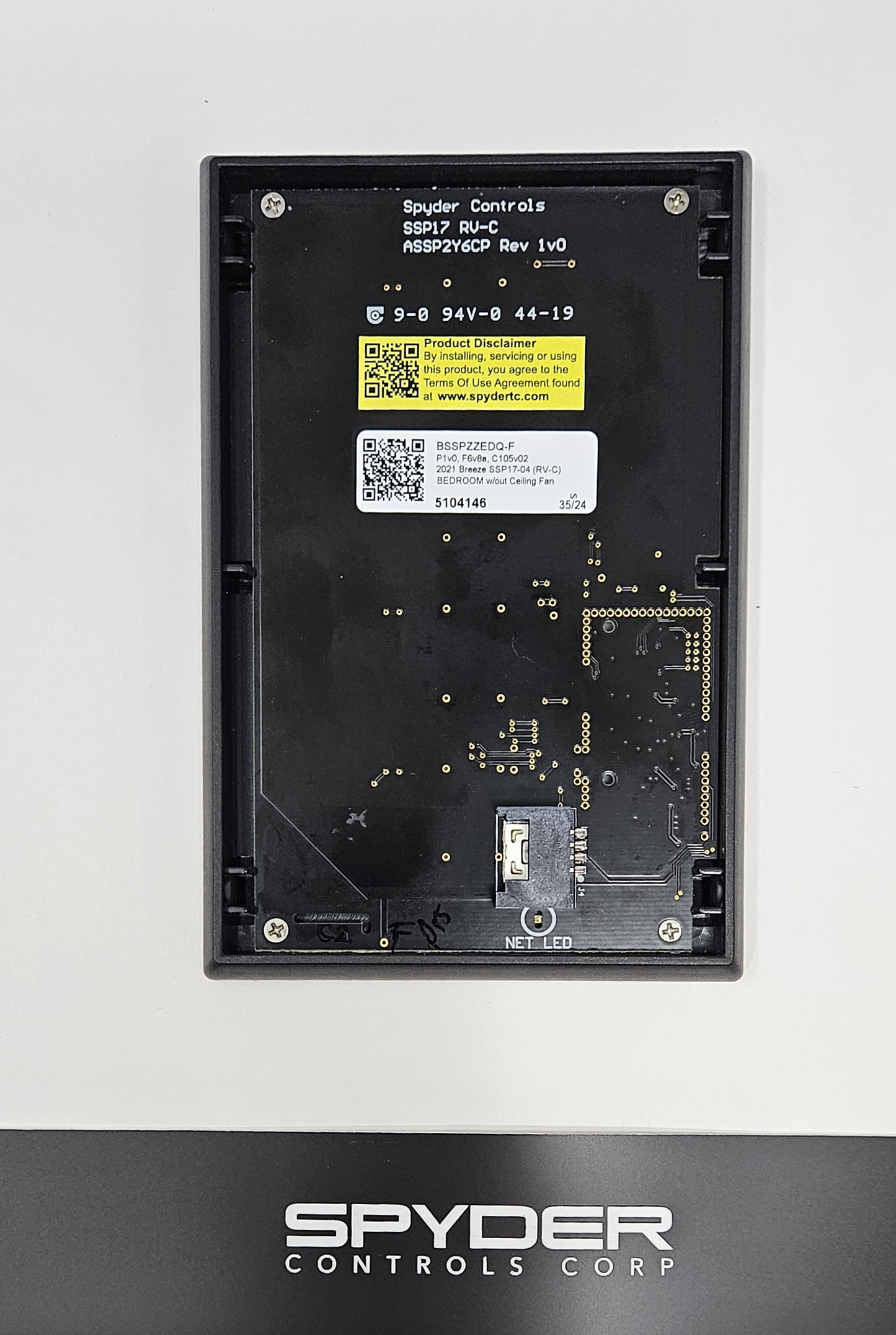 5104146 BSSPZZEDQ-F - Sw Panel Assy, SSP17 (8-Pos RV-C), Tiffin - 2021 BREEZE, Z, BED (5104146)
