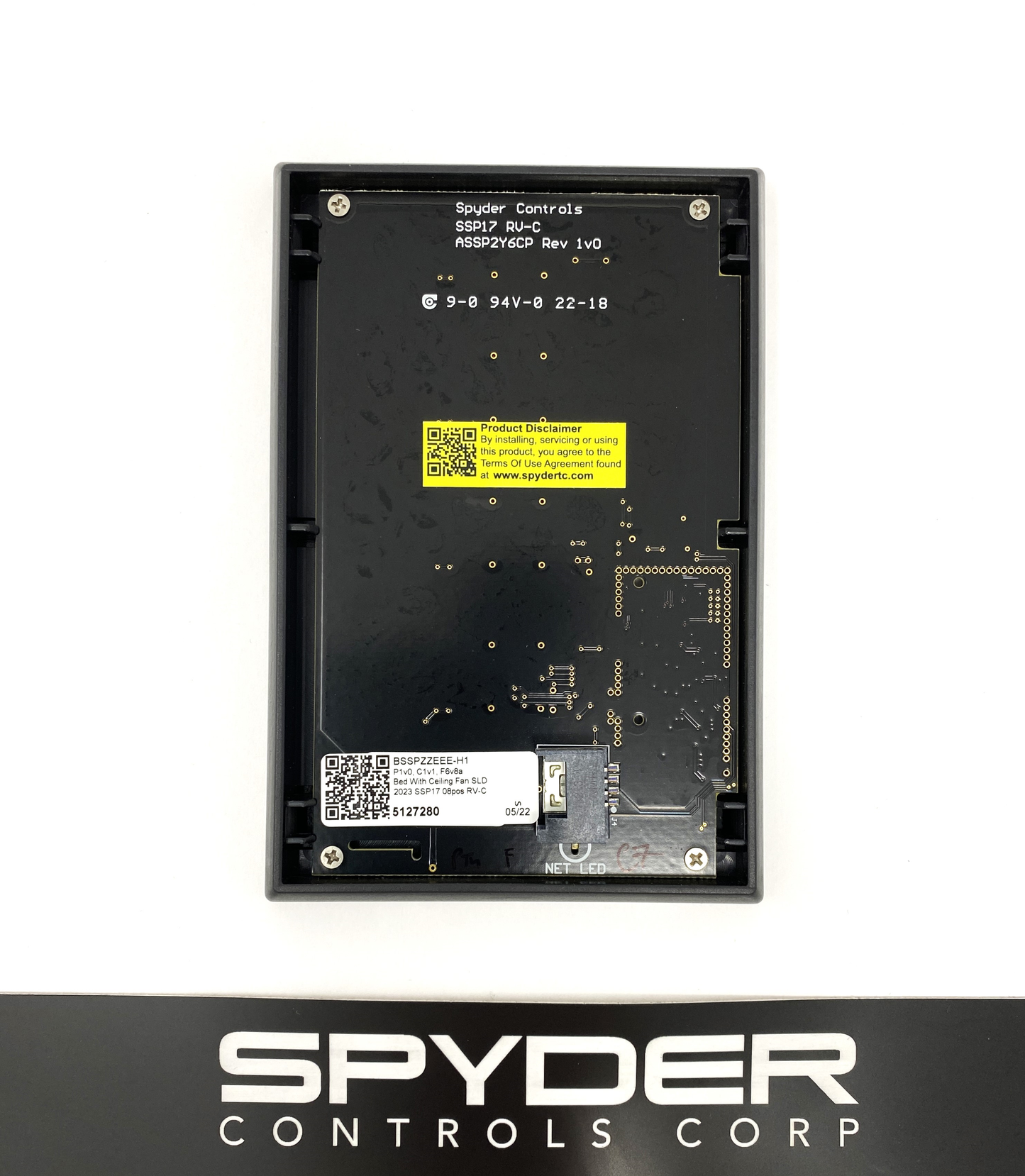 5127280 BSSPZZEEE-H1 Sw Panel Assy, SSP17, 08 Pos (RV-C), Tiffin - 2023 Allegro, Z, BED W/CEILING FAN SLD