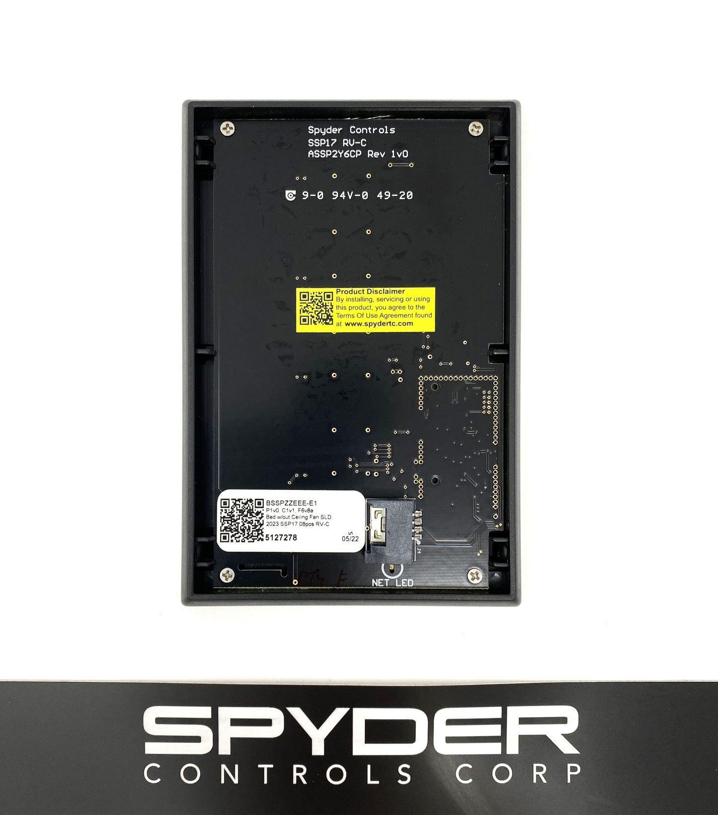 5127278 BSSPZZEEE-E1 Sw Panel Assy, SSP17, 08 Pos (RV-C), Tiffin - 2023 Allegro, Z, BED W/O CEILING FAN SLD