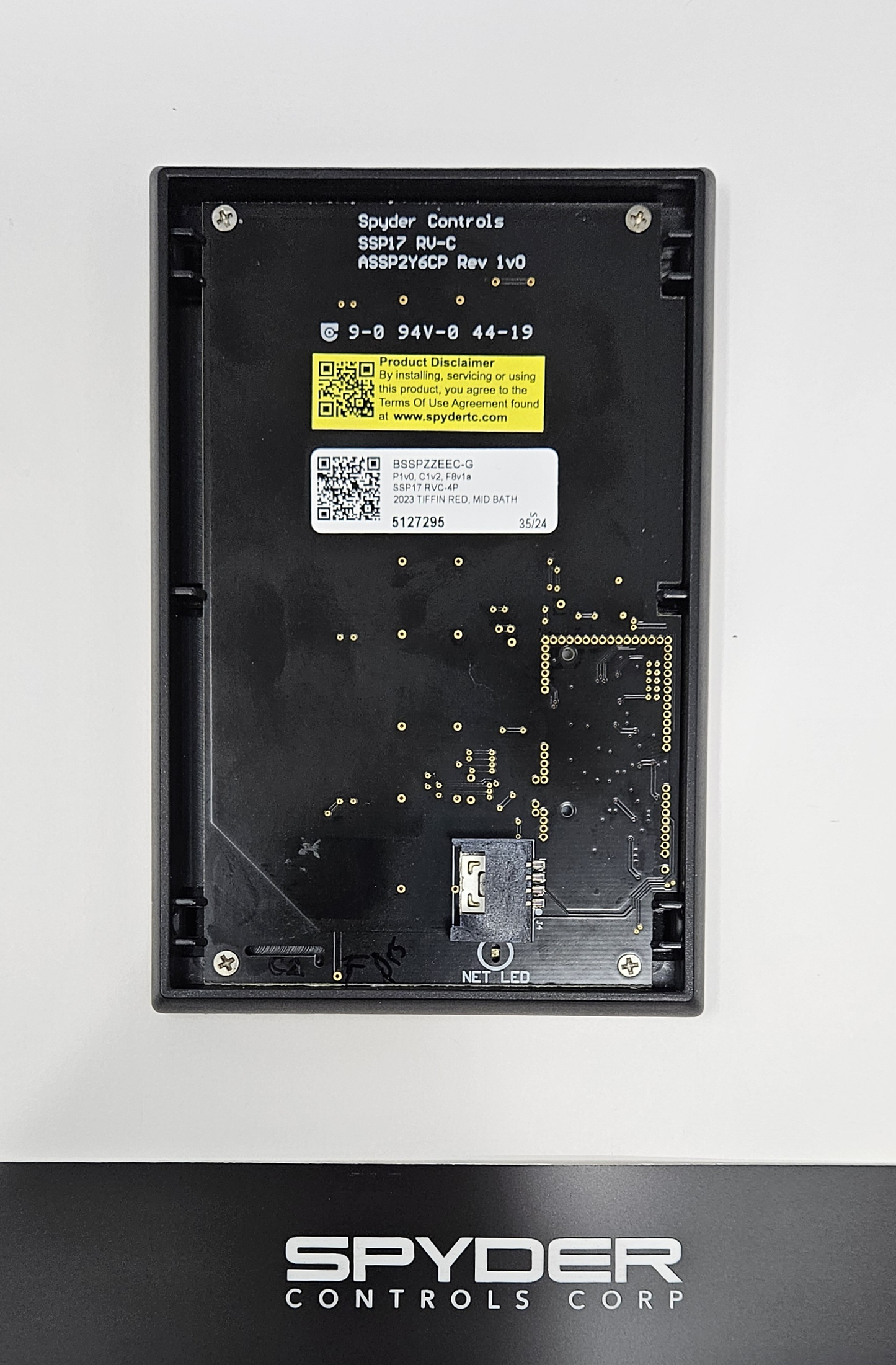 5127295 BSSPZZEEC-G Sw Panel Assy, SSP17, 04 Pos (RV-C), Tiffin - 2023-2024 Red Z, Mid Bath