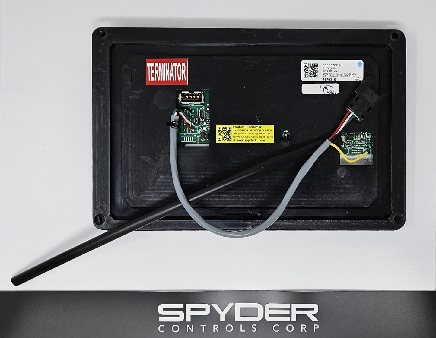5129316 BSSPZZQDX-1 - SW PANEL ASSY, 7IN LITE LCD, TIFFIN - 2022 PHAETON - W/EXTERNAL ANTENNA