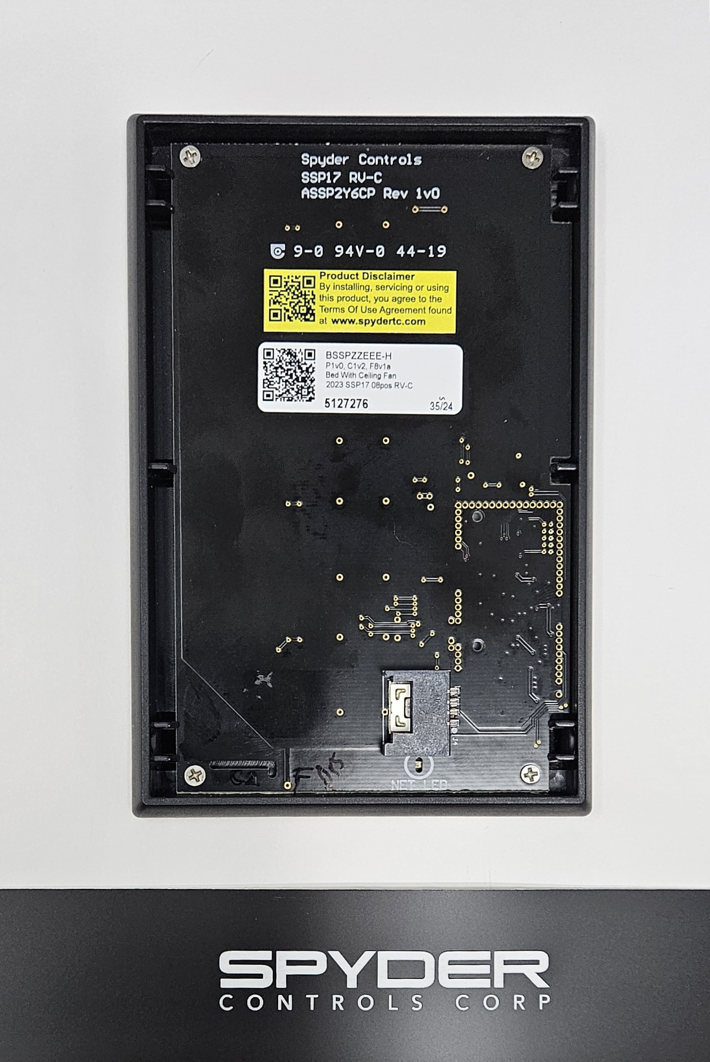 5127276 BSSPZZEEE-H Sw Panel Assy, SSP17, 08 Pos (RV-C), Tiffin - 2023 Allegro, Z, BED W/CEILING FAN