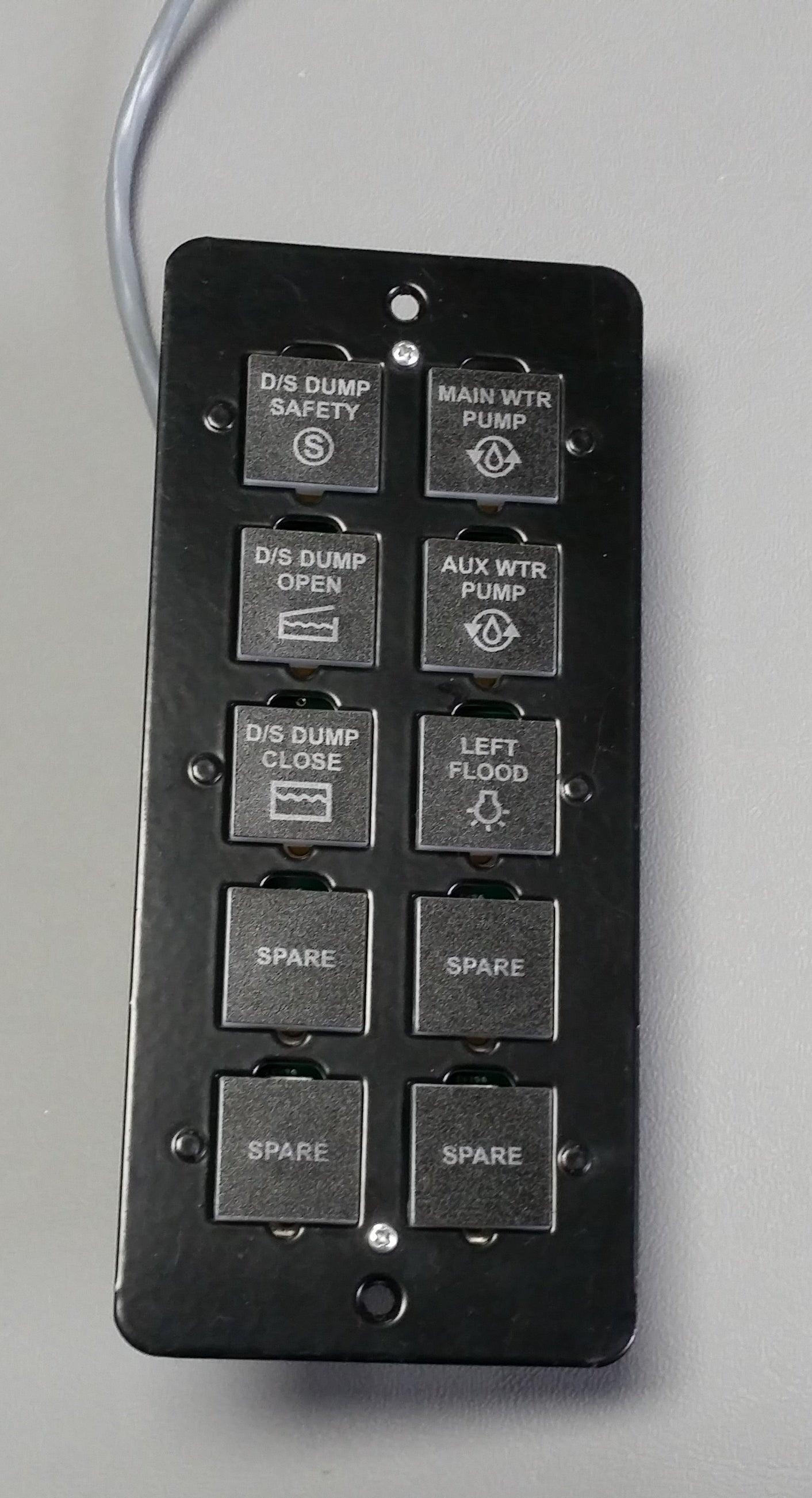 BSSP2P240 Sw Panel Assy, SSP10, 10 Pos Verticle, NWL, PCB
