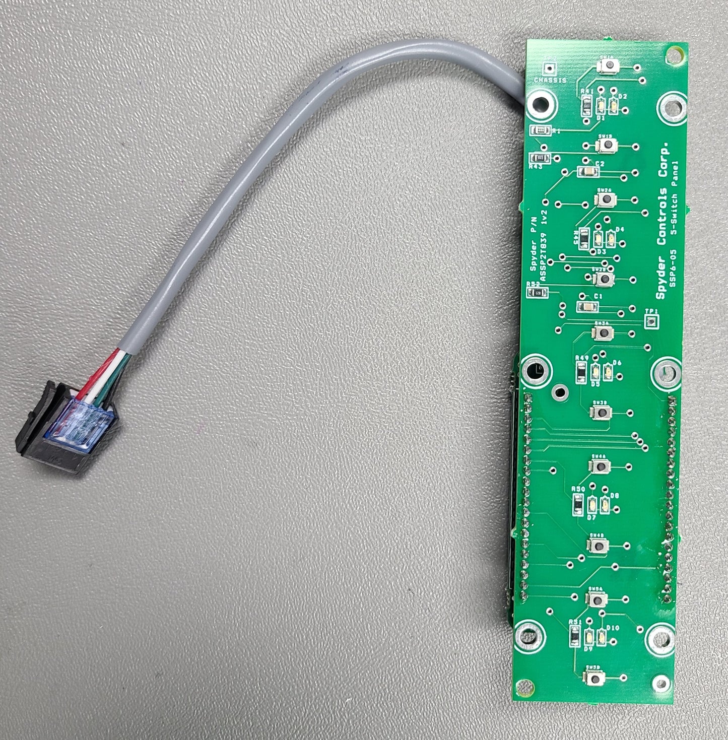 ASSPAVTK4-1 Sw Panel Part, DNS3,SSP06-05, Mech, PCB (FW 6v7)