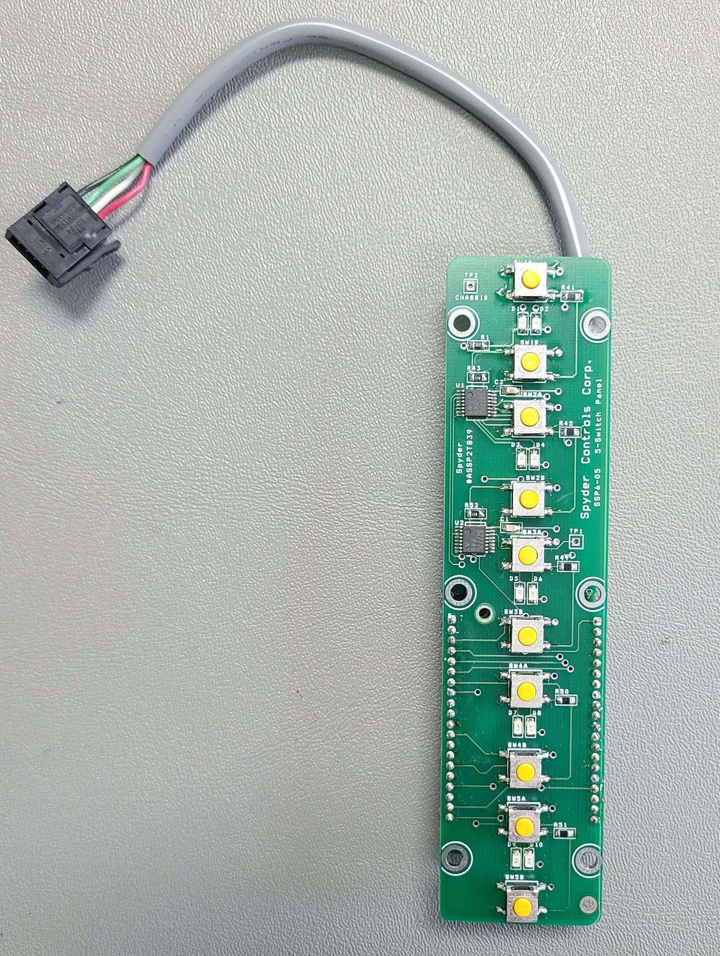 ASSPAVSK4 Sw Panel Part, DNS2, SSP06-05, Mech, PCB (FW 3v0)