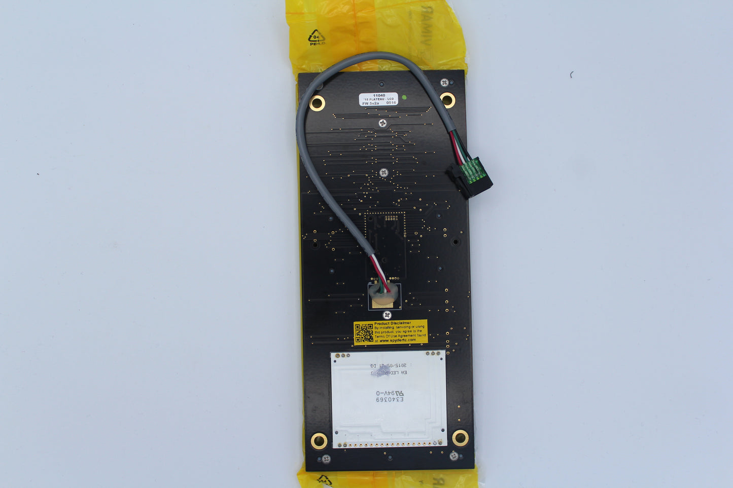 11040 BSSPZX4K8-B Sw Panel Assy, SSP14, 10 Pos. w/ LCD, PW, 2015 Plateau, LIVING RM, Z (11040)