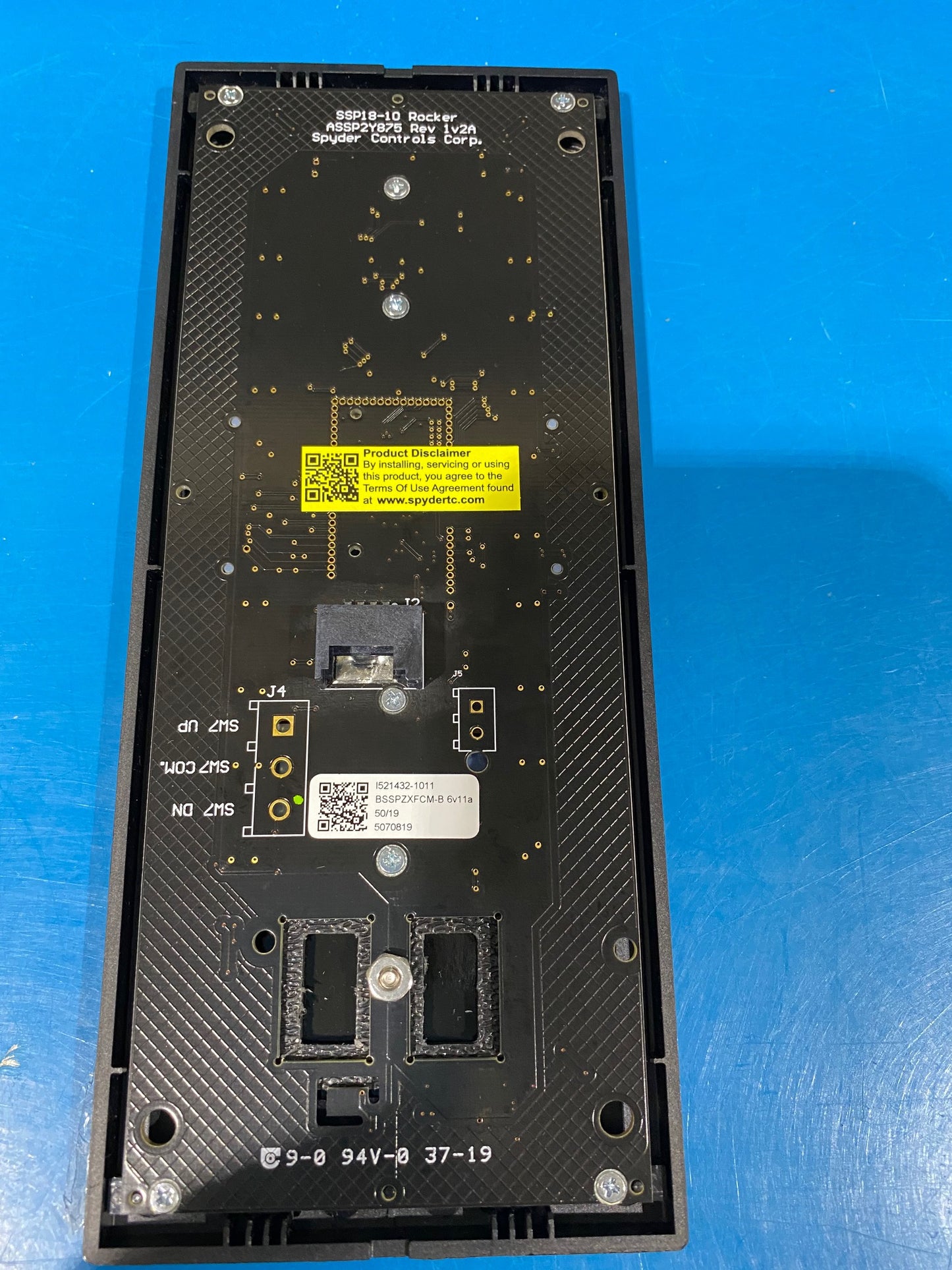 5070819 BSSPZXFCM-B - Sw Panel Assy, SSP18, 10 Pos. w/o USB, Tiffin - 2018 Phaeton, Pass. Cons., Z