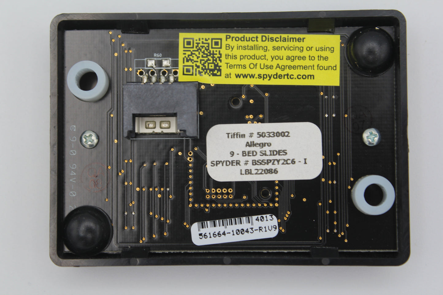 5033002 BSSPZY2C6 - I - Sw Panel Assy, SSP15, 04 Pos, Tiffin - Allegro, Z, BED SLIDES