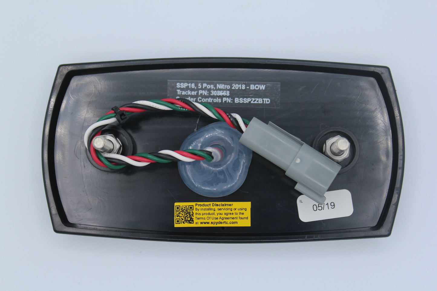 308668 090-0187 BSSPZZBTD Sw Panel Assy, SSP16, 5 Pos, Nitro 2018 Bow, Z